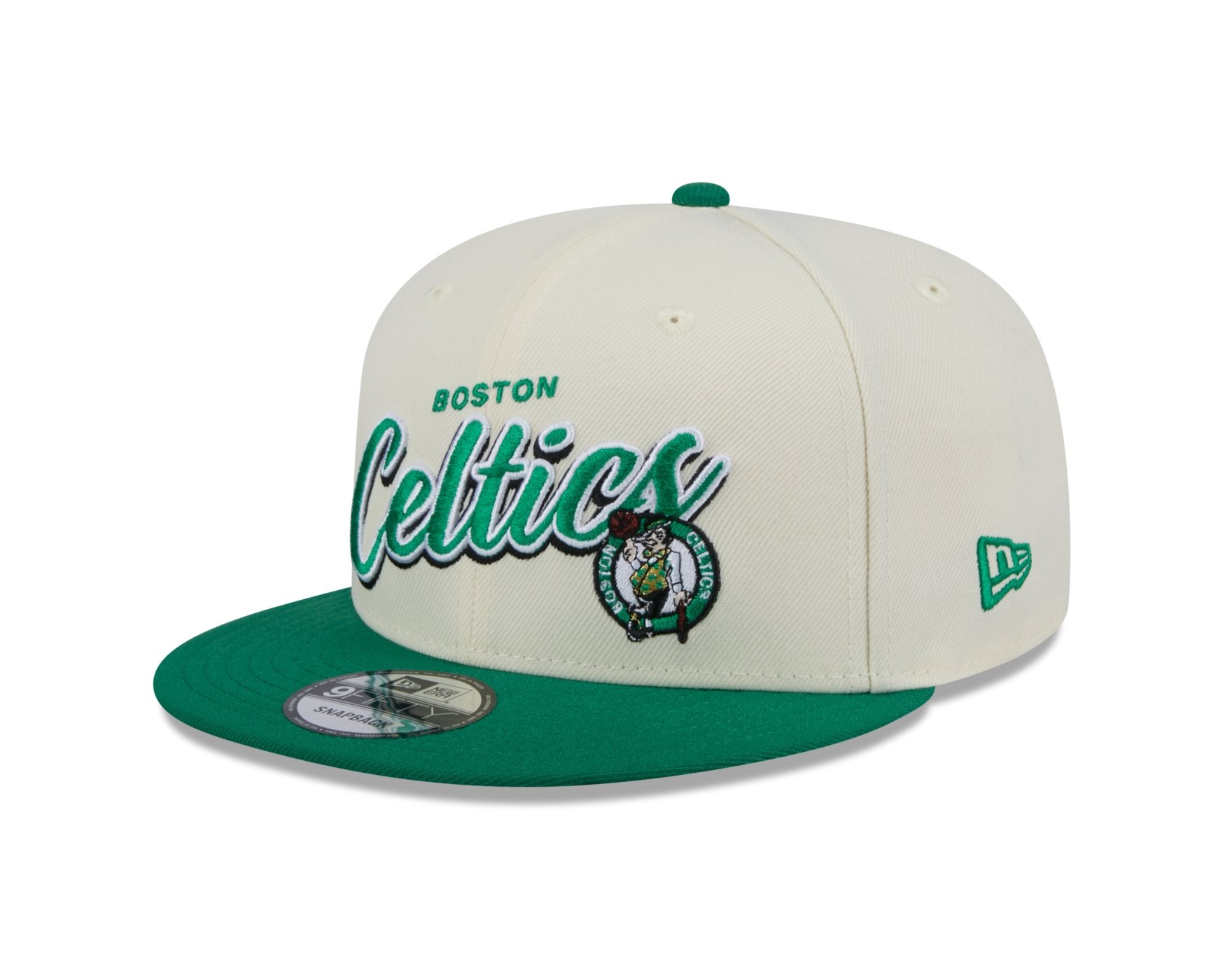 Bone New Era 9FIFITY SNAPBACK Boston Celtics NBA Off White