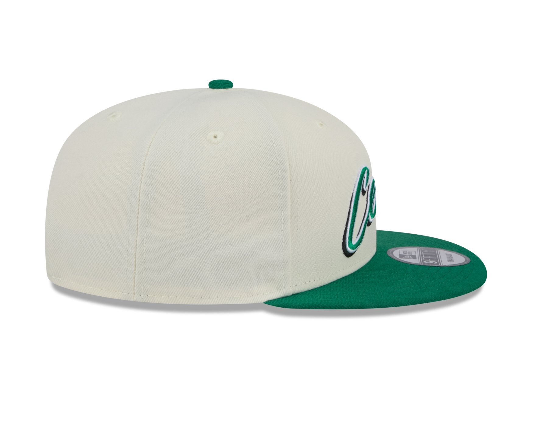 Bone New Era 9FIFITY SNAPBACK Boston Celtics NBA Off White Off White/Verde 3