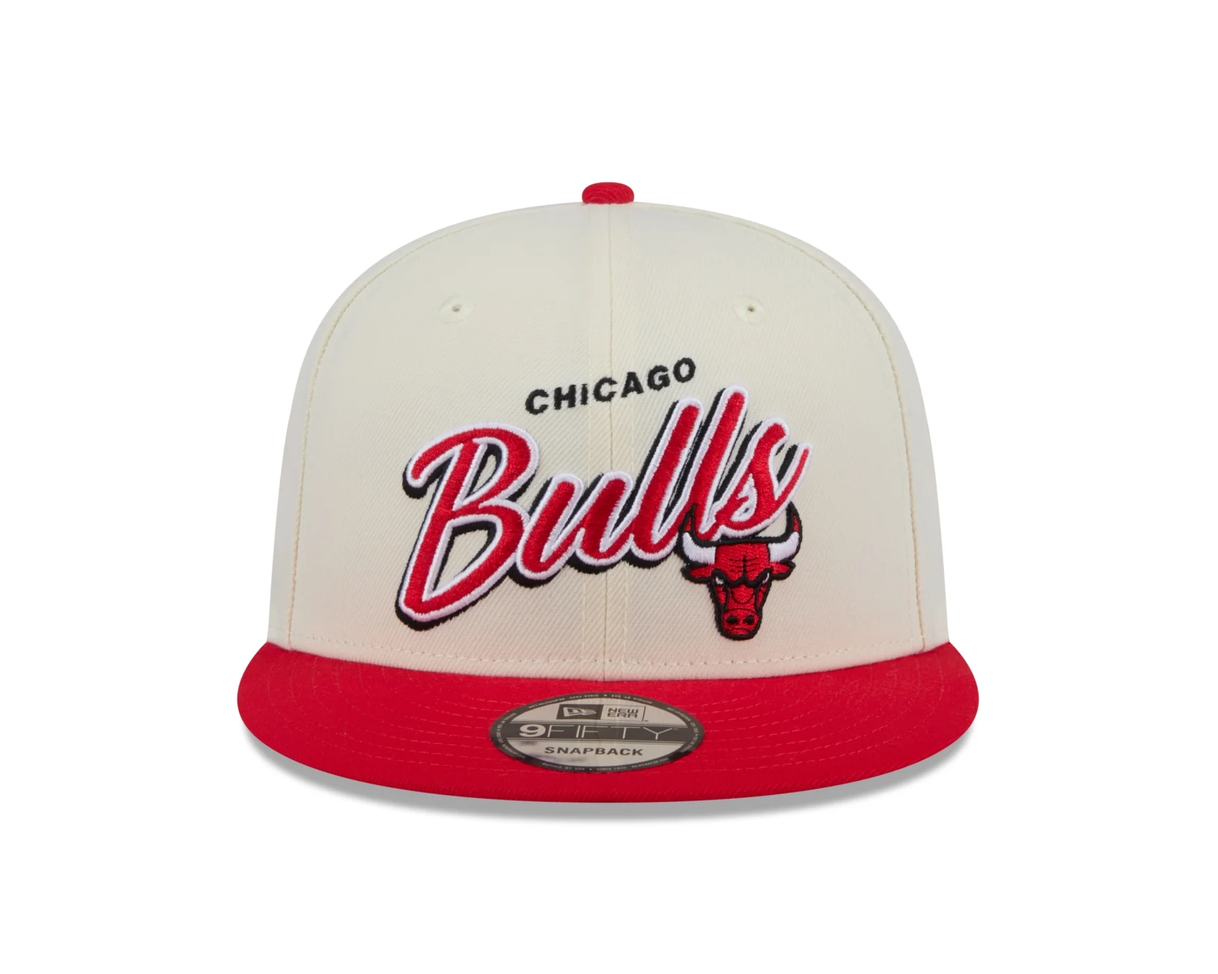 Bone New Era 9FIFITY SNAPBACK Chicago Bulls NBA Off White Off White/Vermelho 2