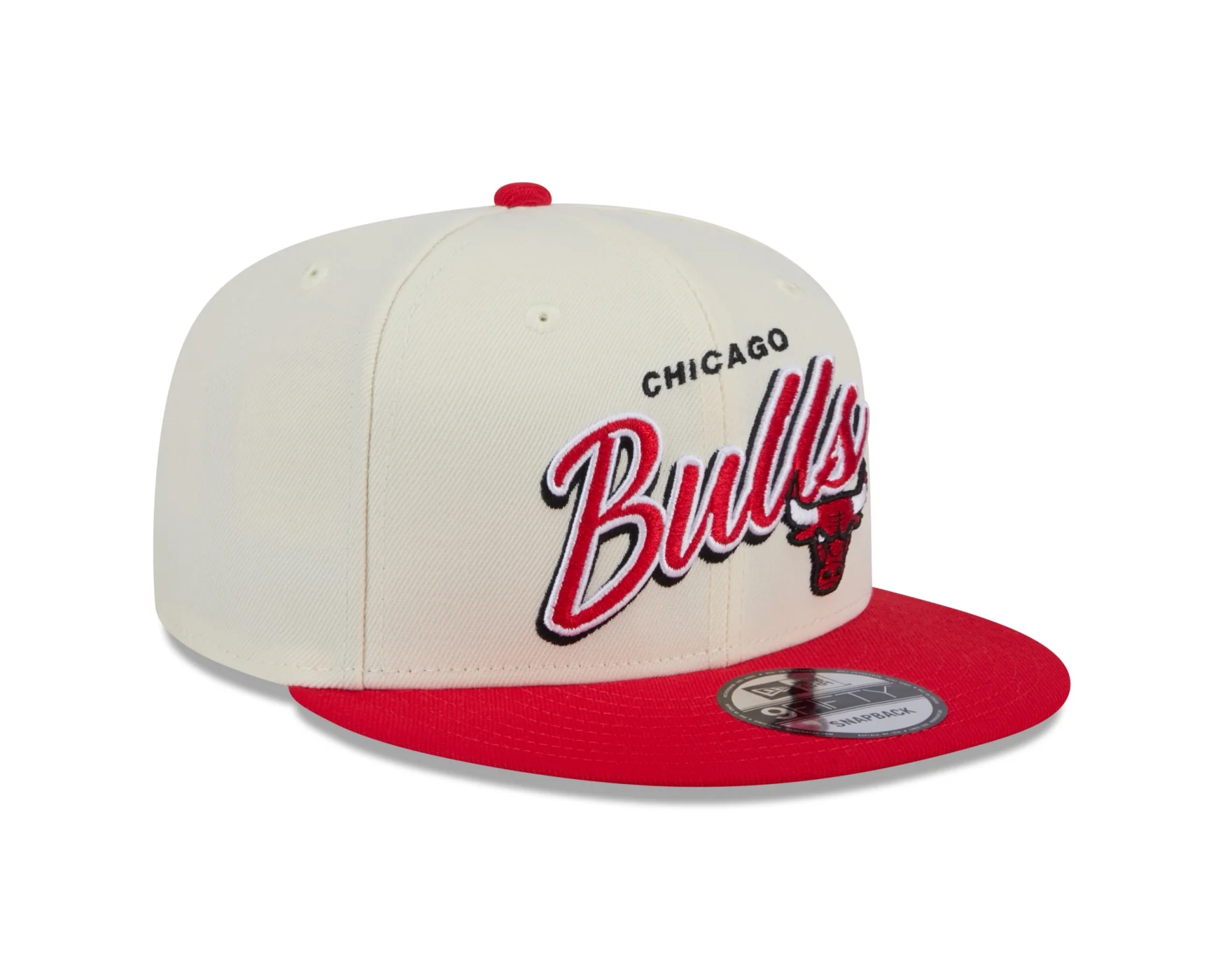 Bone New Era 9FIFITY SNAPBACK Chicago Bulls NBA Off White Off White/Vermelho 3