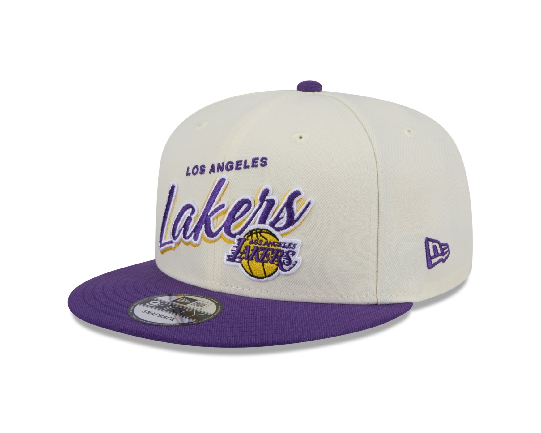 Bone New Era 9FIFITY SNAPBACK Los Angeles Lakers NBA Off White