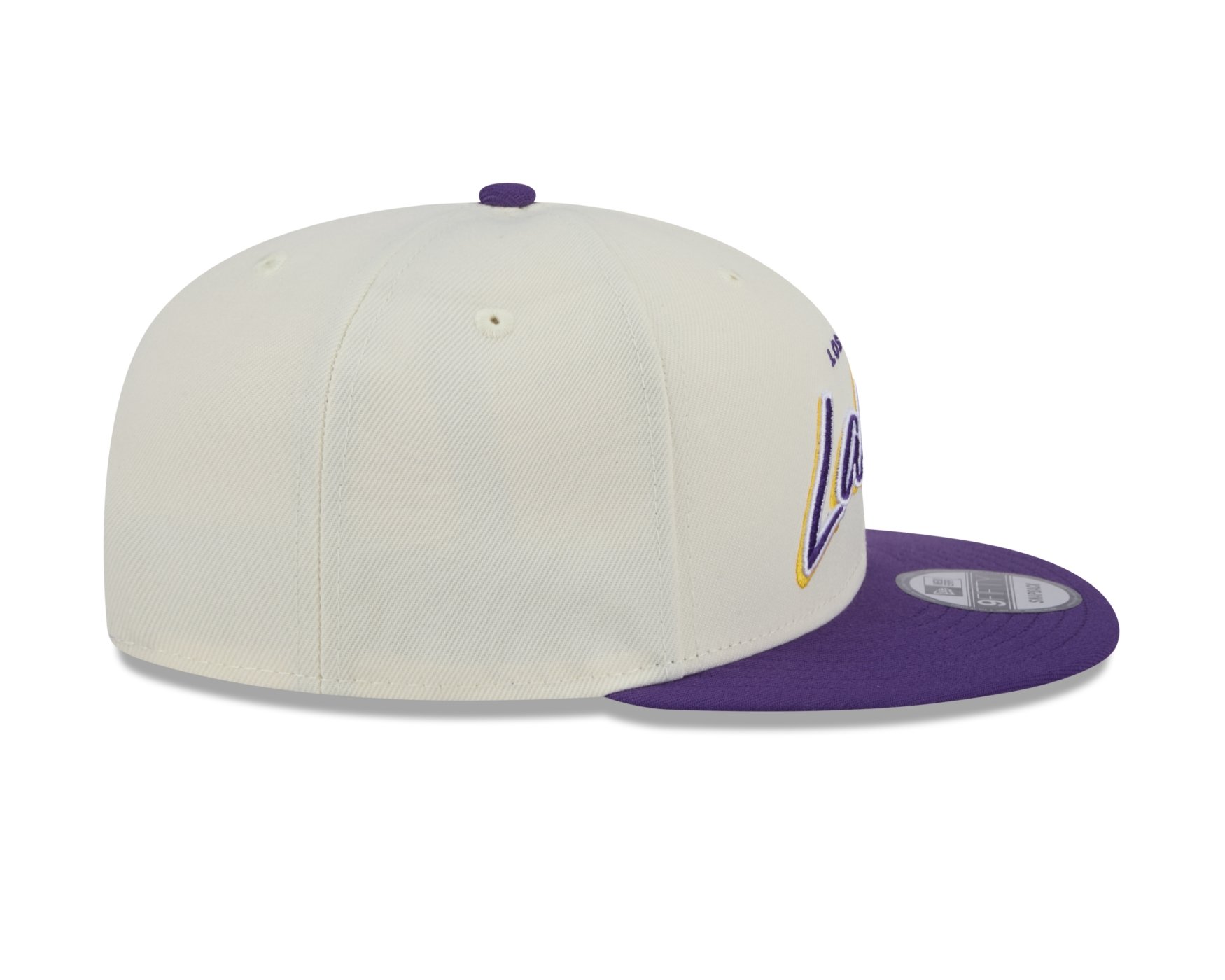 Bone New Era 9FIFITY SNAPBACK Los Angeles Lakers NBA Off White Off White/Roxo 5