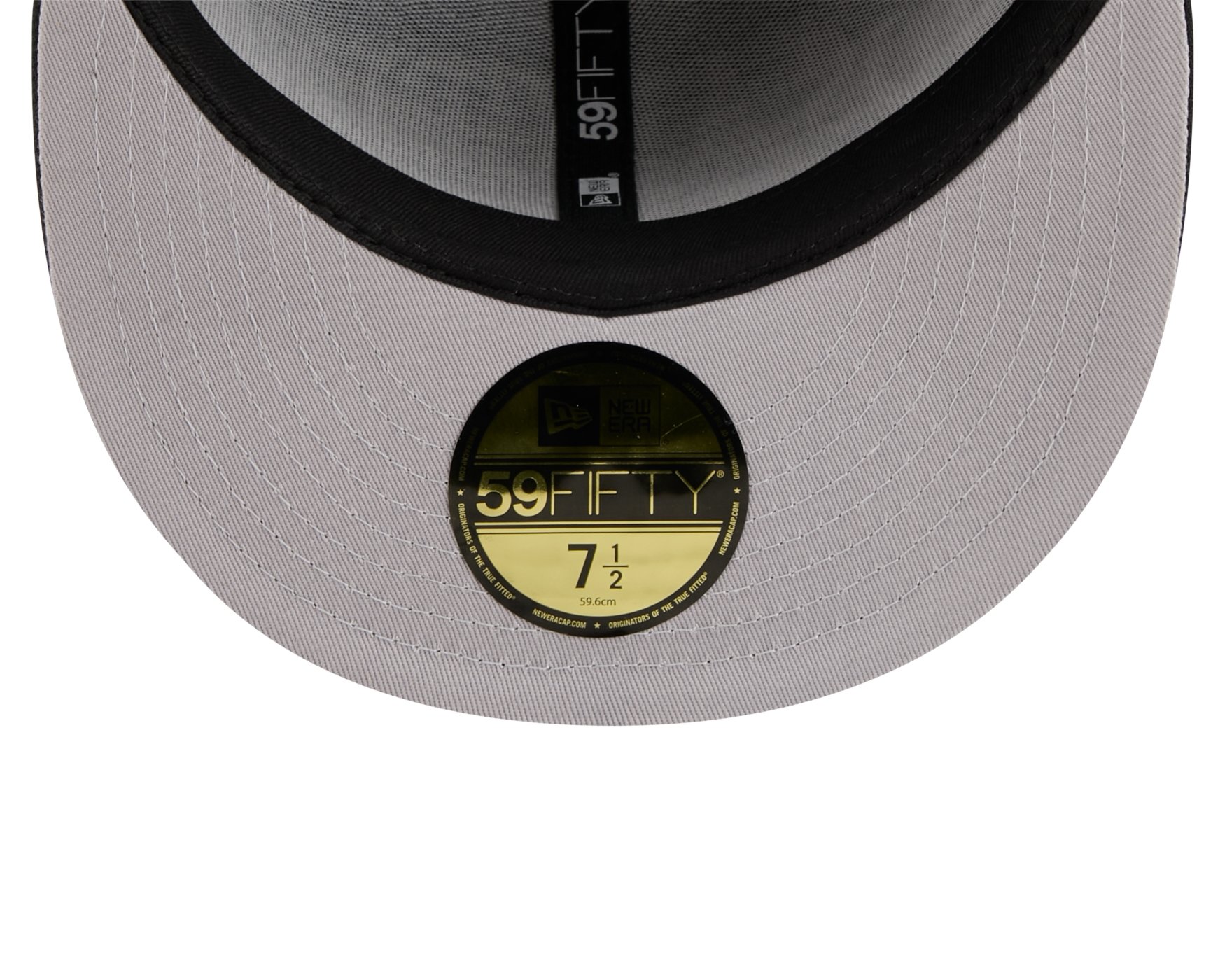 Bone New Era 59FIFTY Los Angeles Kings NHL Preto Preto 6