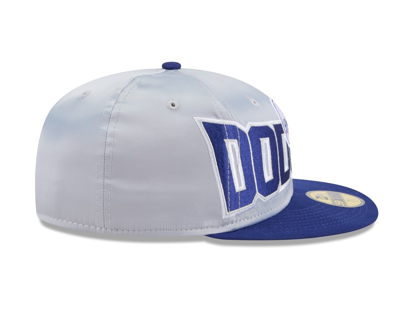 Bone New Era 59FIFTY Los Angeles Dodgers MLB Cinza Cinza/Azul 3