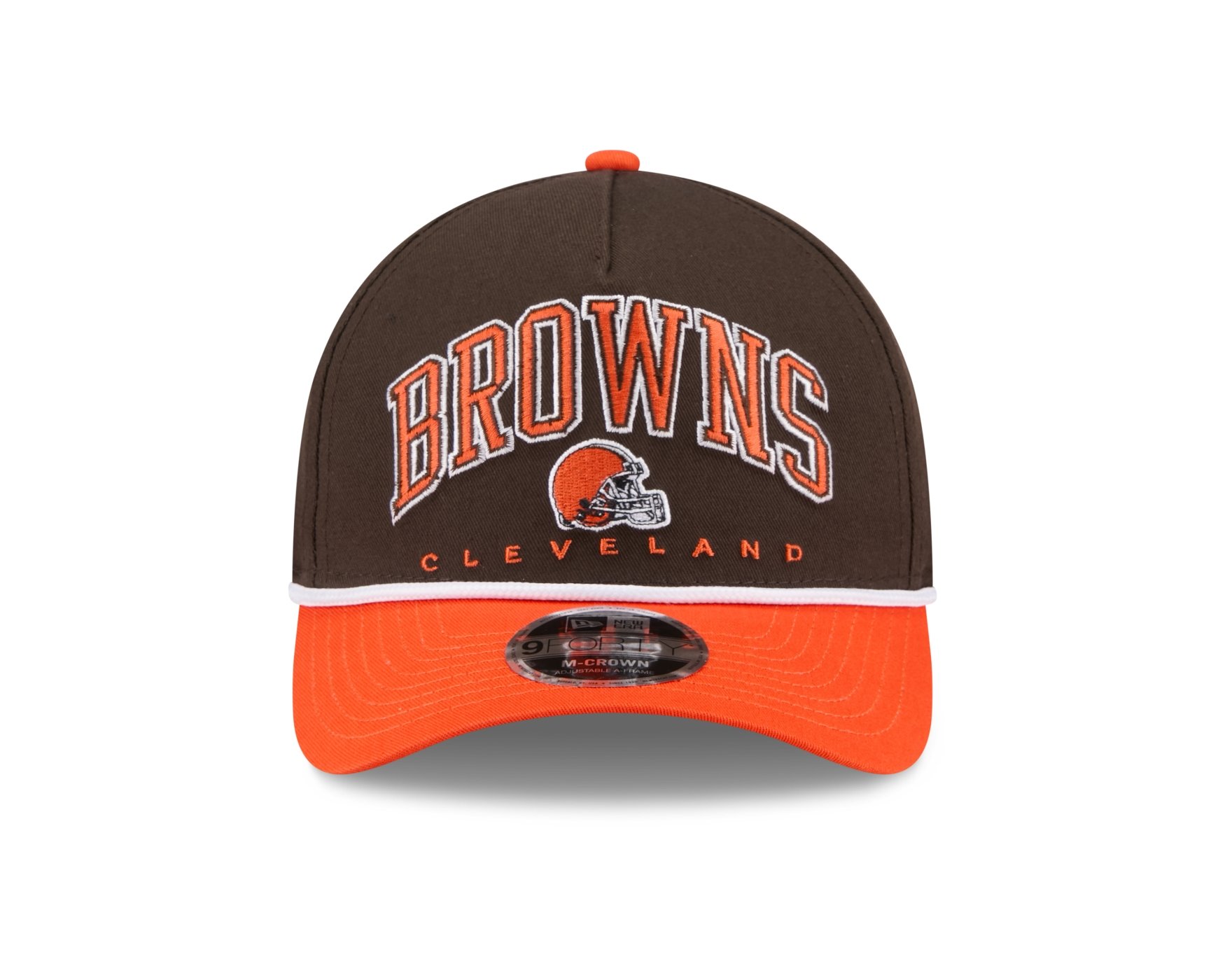 Bone New Era 9FORTY M-CROWN A-FRAME Cleveland Browns NFL Marrom Marrom/Laranja 2