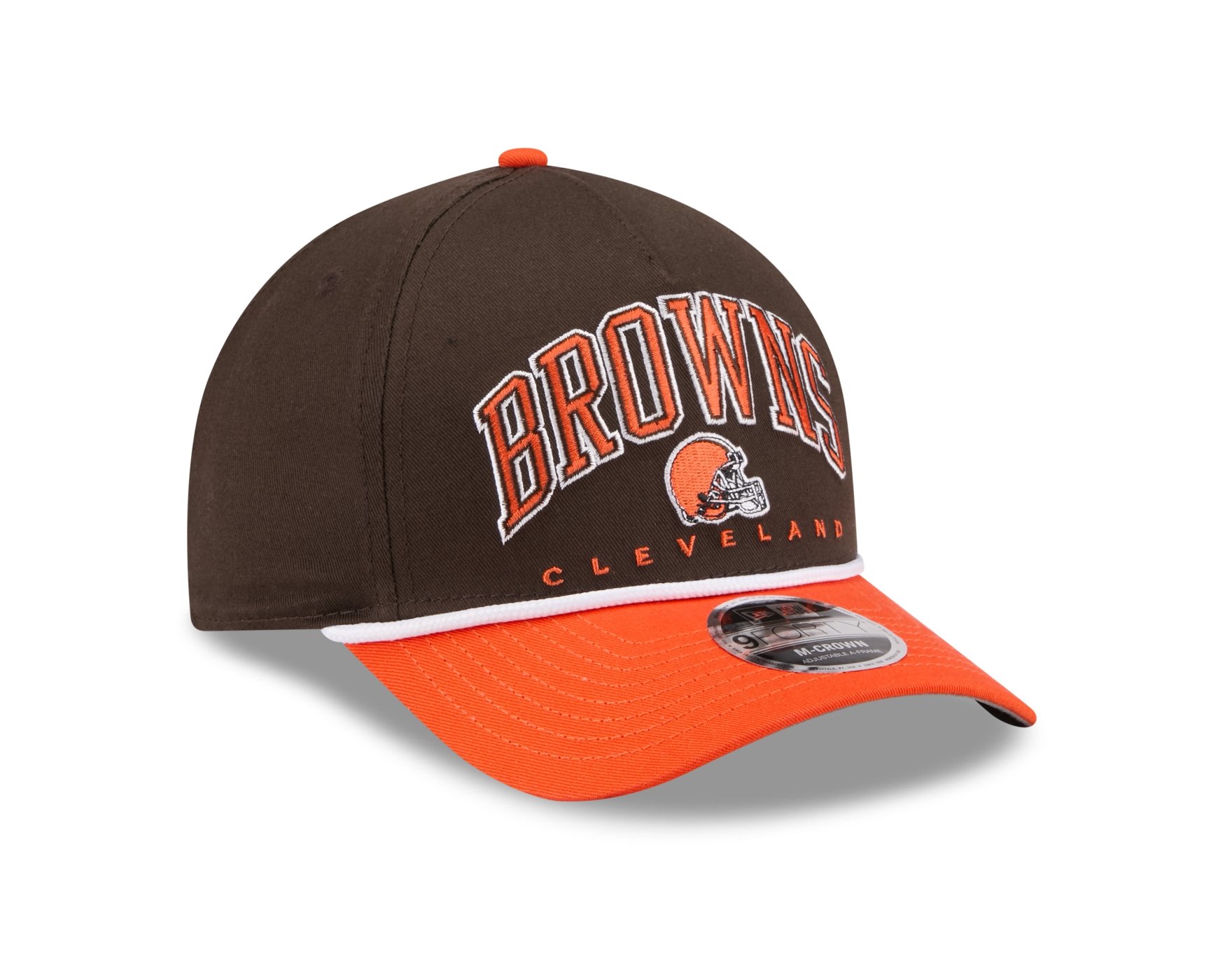 Bone New Era 9FORTY M-CROWN A-FRAME Cleveland Browns NFL Marrom Marrom/Laranja 3
