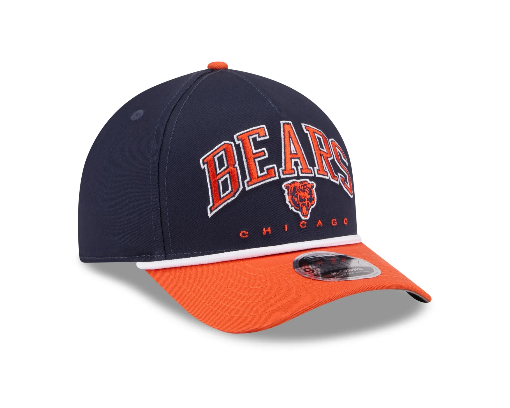 Bone New Era 9FORTY M-CROWN A-FRAME Chicago Bears NFL Marinho Marinho/Laranja 3