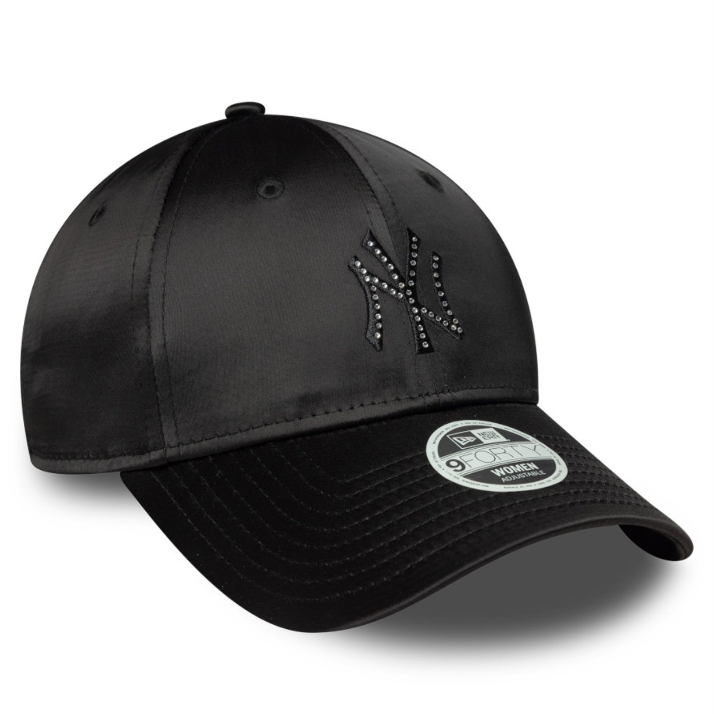 Bone New Era 9FORTY New York Yankees MLB Preto Preto 3