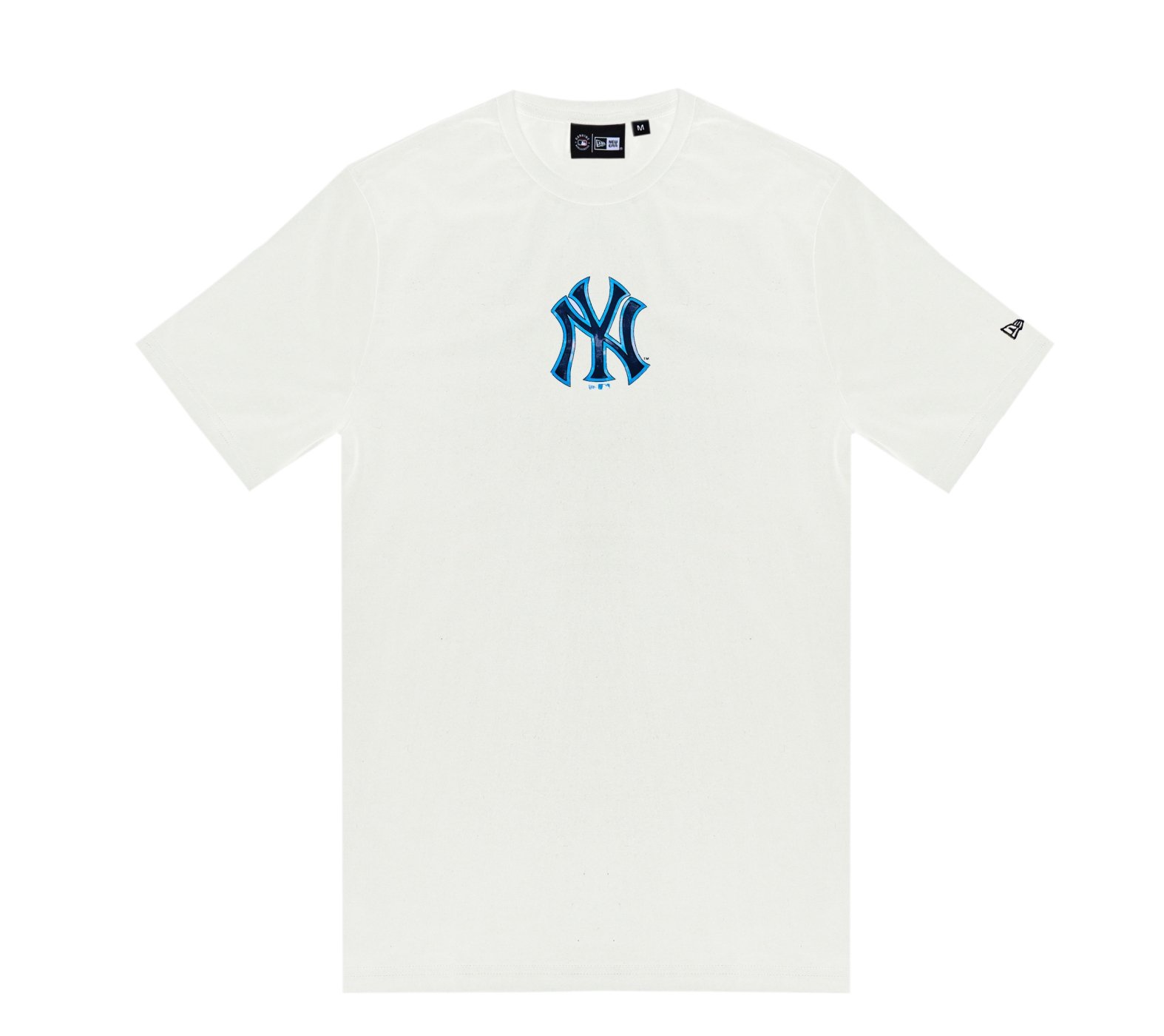 Camiseta New Era Regular New York Yankees MLB Branco Branco 2