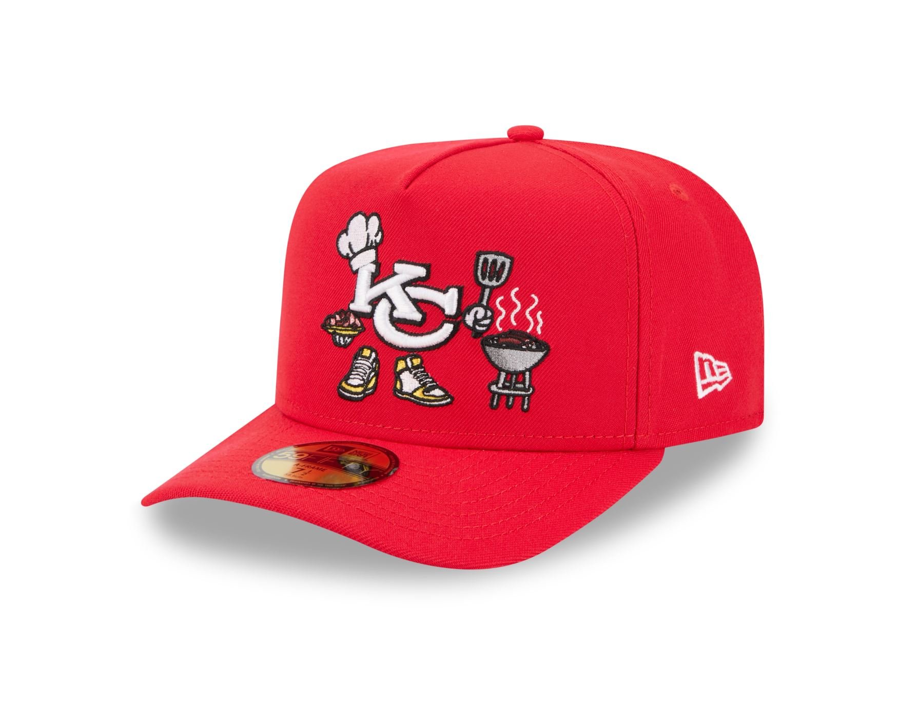 Bone New Era 59FIFTY Kansas City Chiefs NFL Vermelho