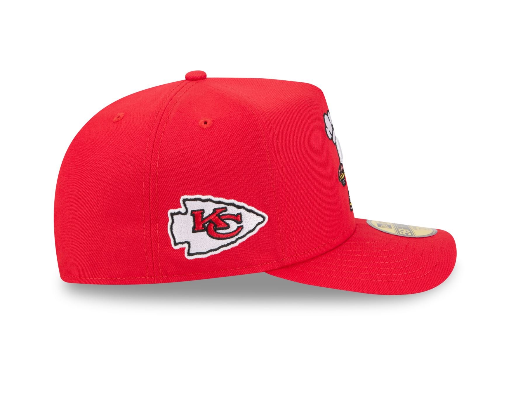 Bone New Era 59FIFTY Kansas City Chiefs NFL Vermelho Vermelho 3