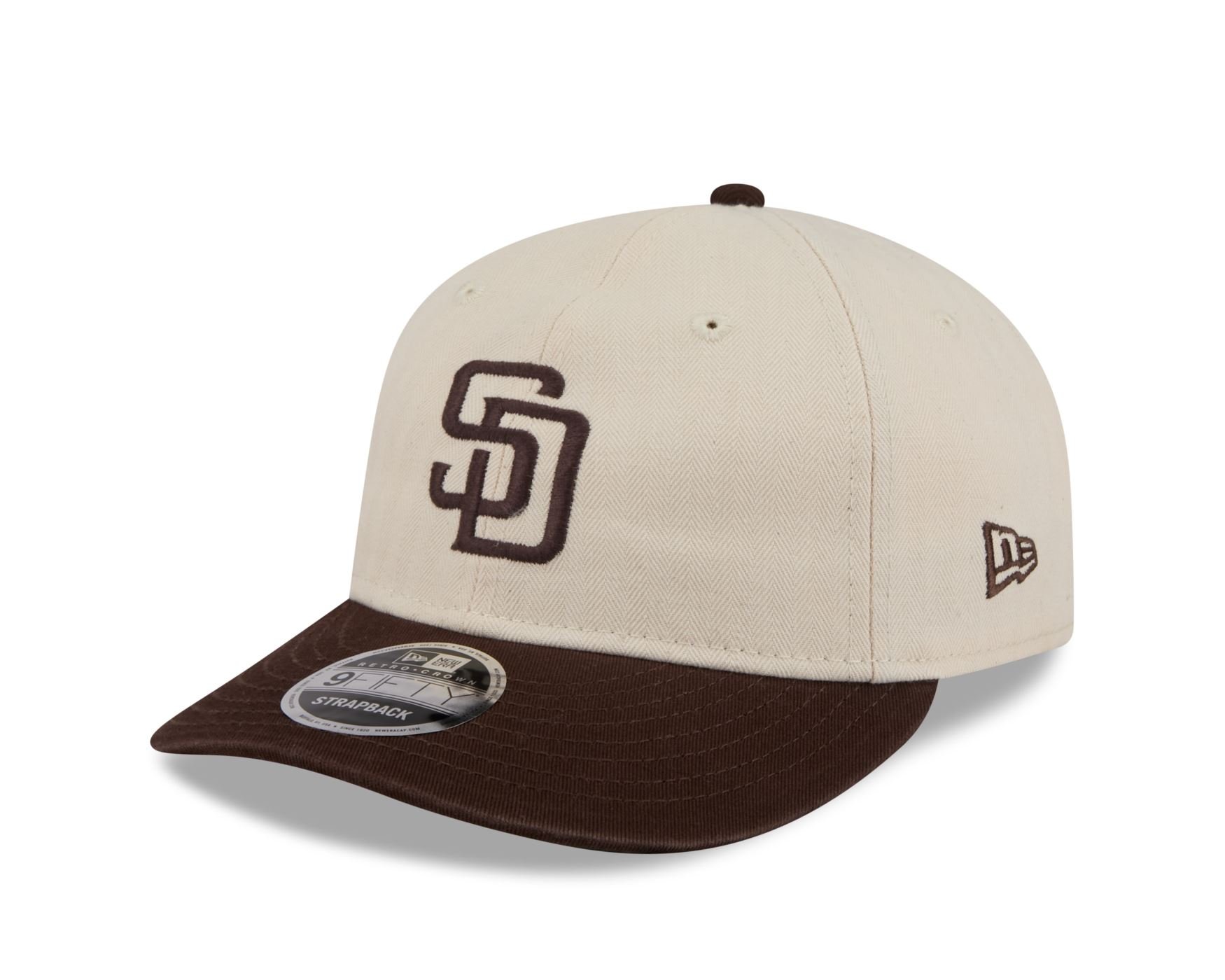 Bone New Era 9FIFTY RETRO CROWN SN San Diego Padres MLB Marrom