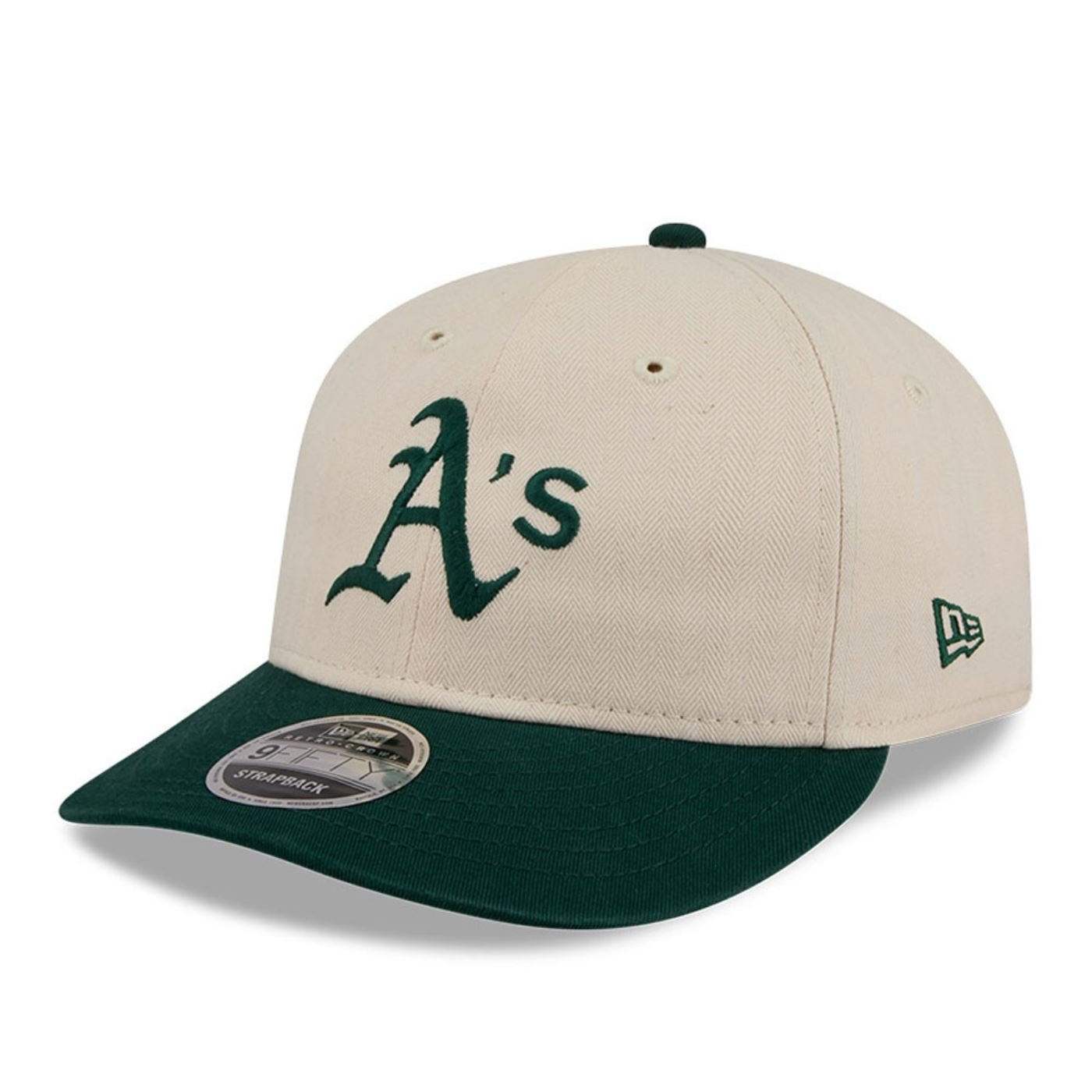 Bone New Era 9FIFTY RETRO CROWN SN Oakland Athletics MLB Verde