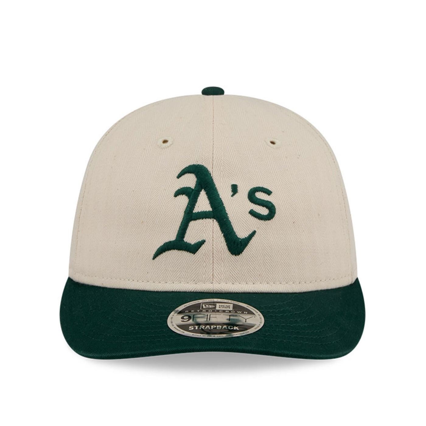 Bone New Era 9FIFTY RETRO CROWN SN Oakland Athletics MLB Verde Verde 2