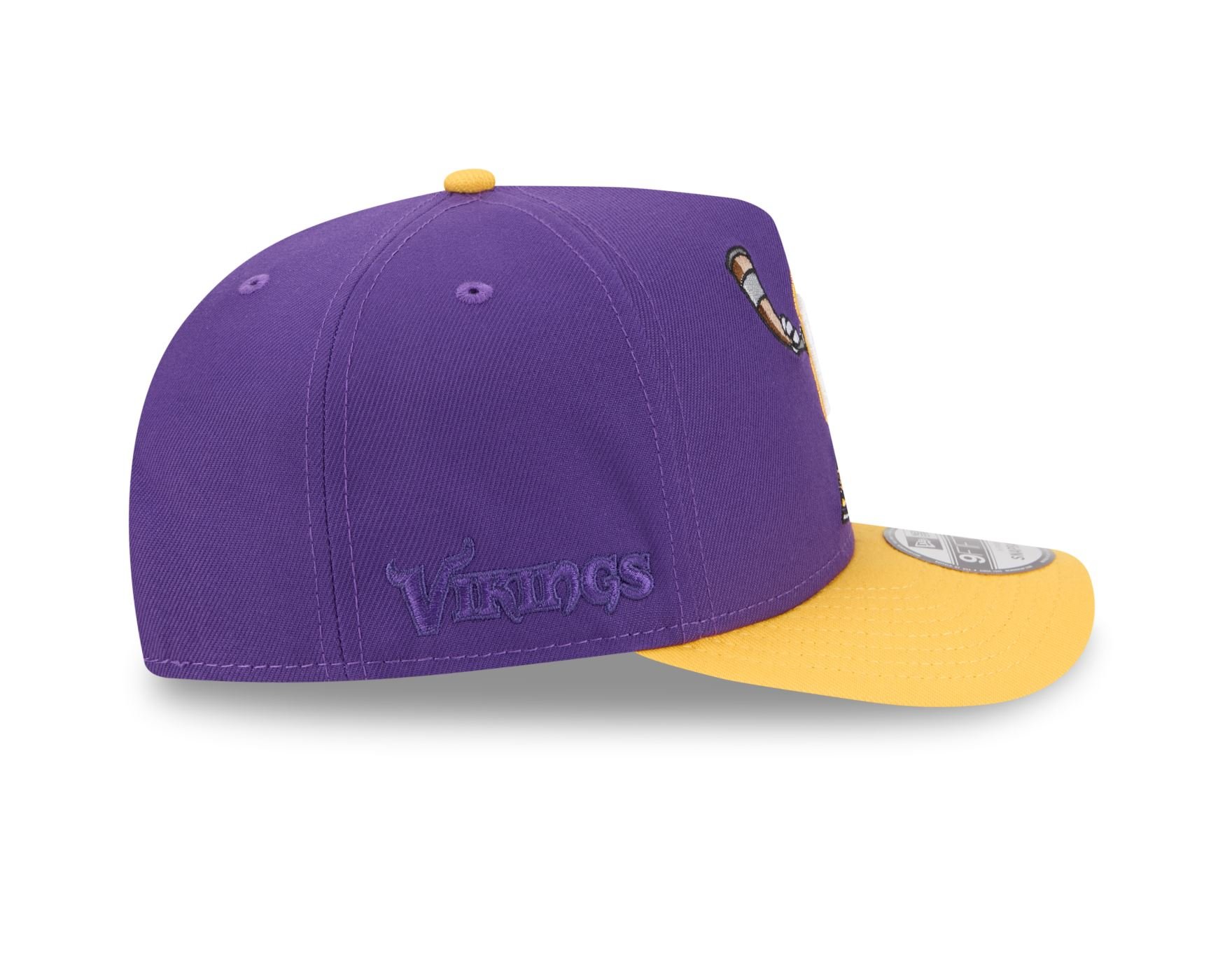 Bone New Era 9FIFTY A-FRAME Minnesota Vikings NFL Roxo Roxo/Amarelo 4