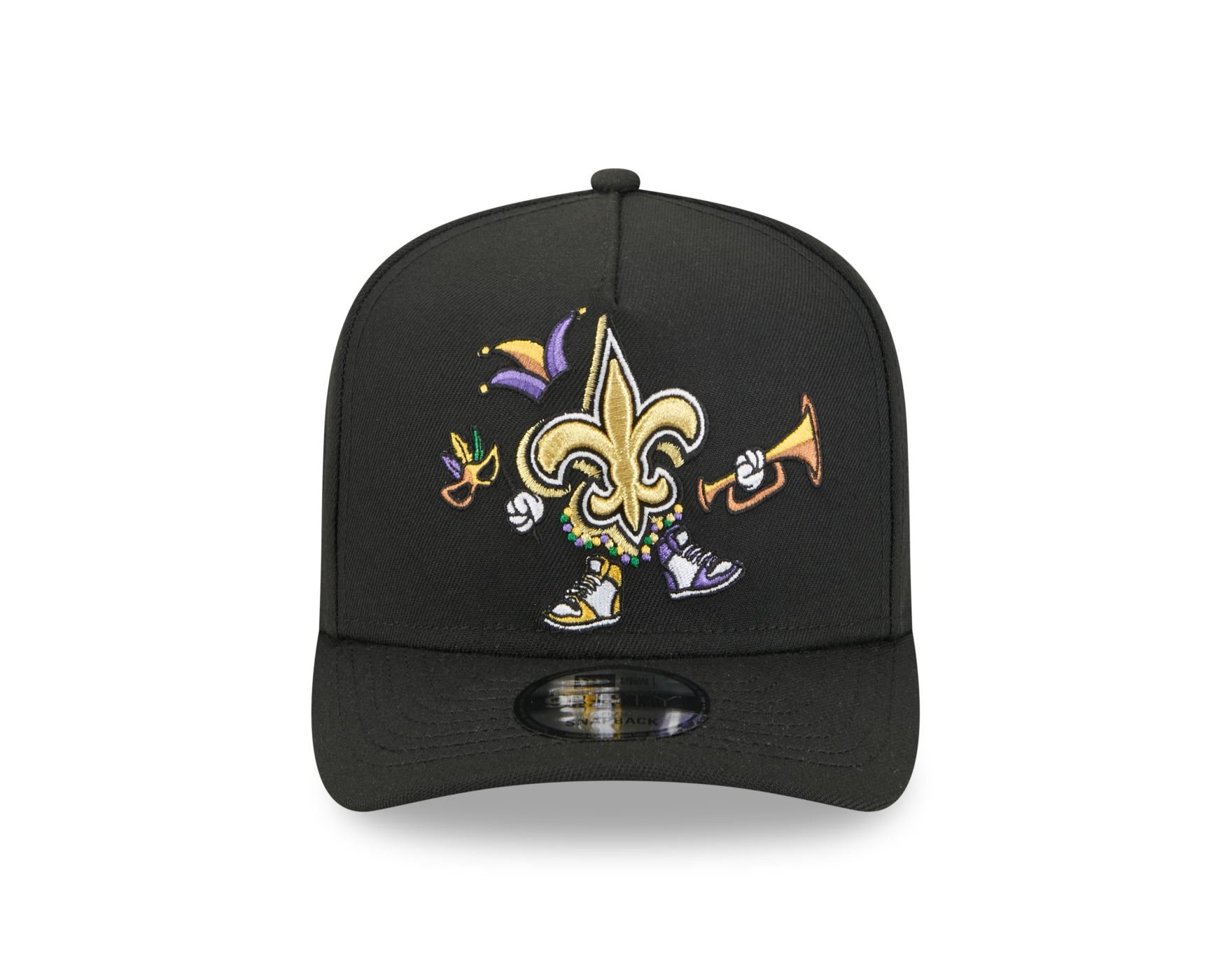 Bone New Era 9FIFTY A-FRAME New Orleans Saints NFL Preto Preto 2