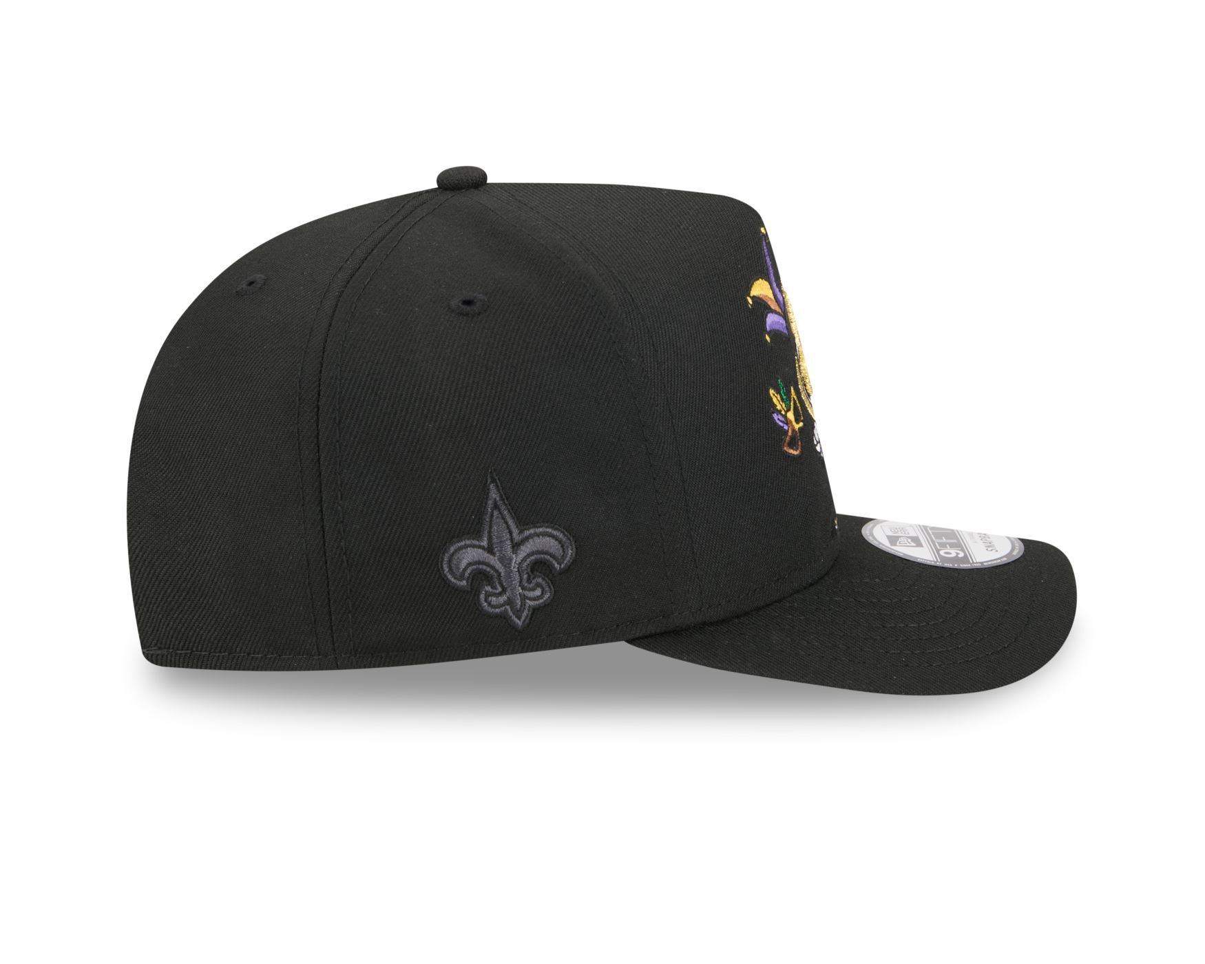 Bone New Era 9FIFTY A-FRAME New Orleans Saints NFL Preto Preto 4