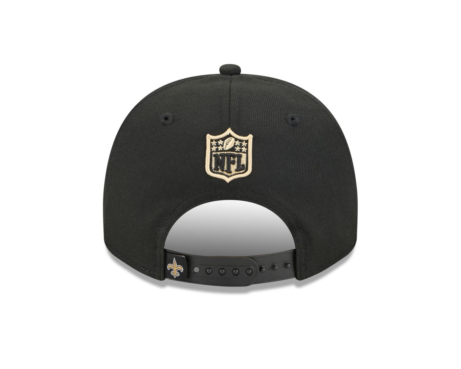 Bone New Era 9FIFTY A-FRAME New Orleans Saints NFL Preto Preto 5