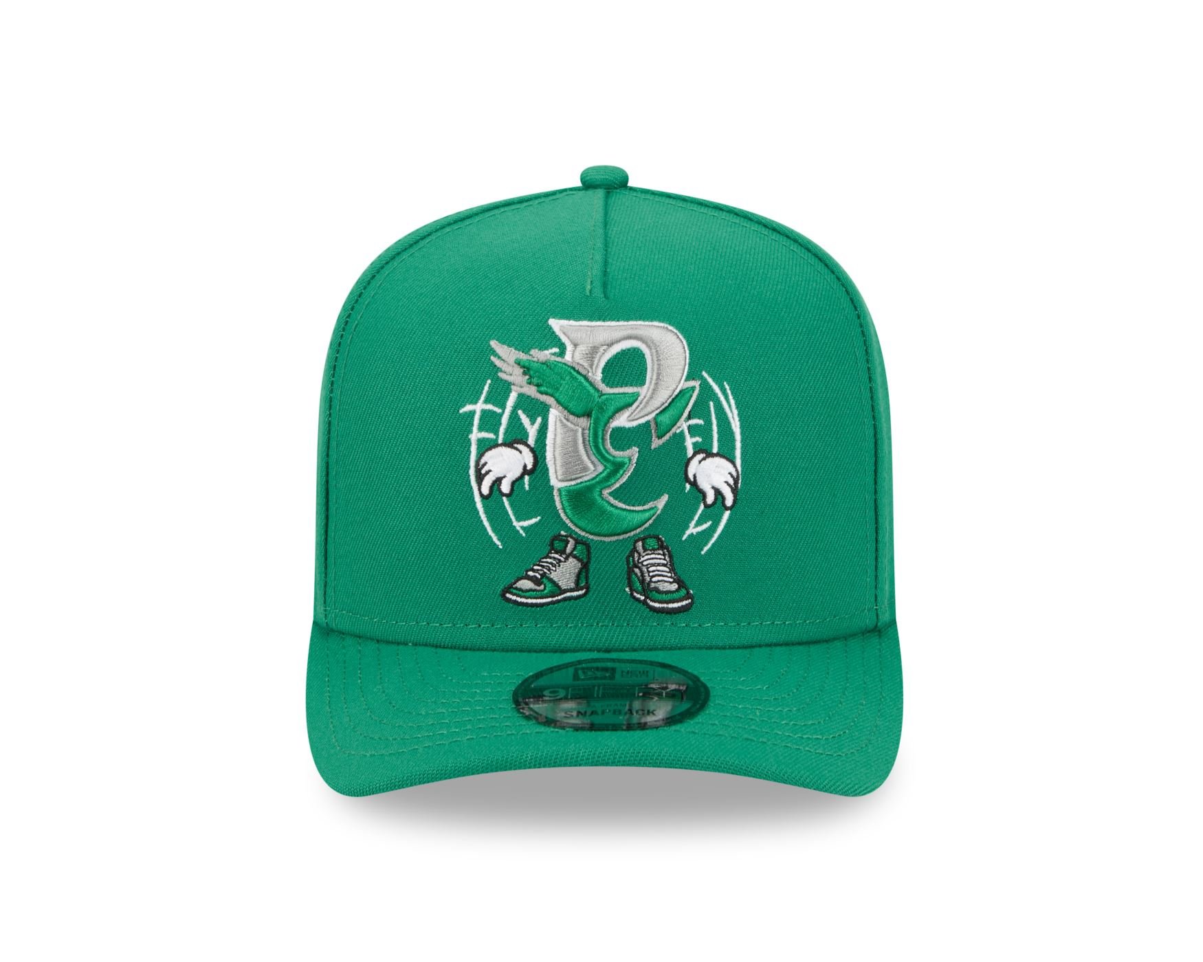 Bone New Era 9FIFTY A-FRAME Philadelphia Eagles NFL Verde Verde 2