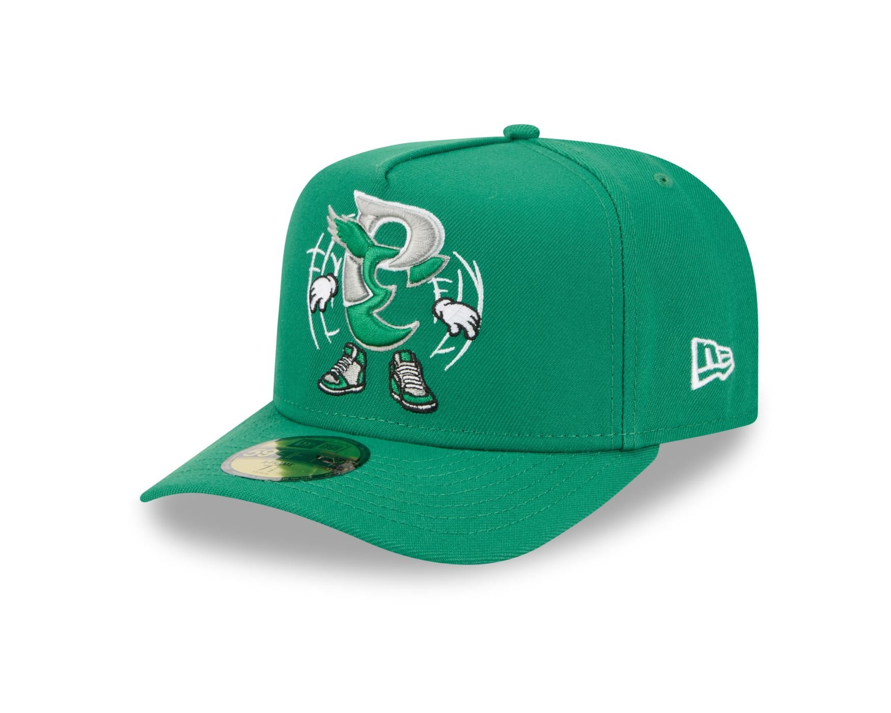 Bone New Era 59FIFTY Philadelphia Eagles NFL Verde