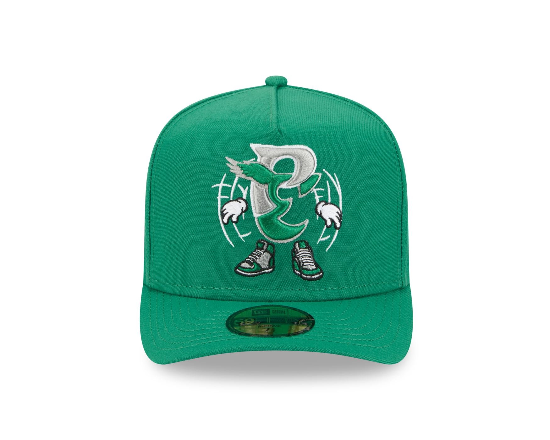 Bone New Era 59FIFTY Philadelphia Eagles NFL Verde Verde 2