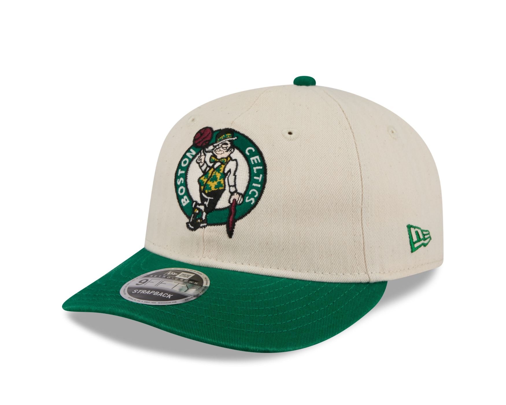 Bone New Era 9FIFTY RETRO CROWN SN Boston Celtics NBA Verde
