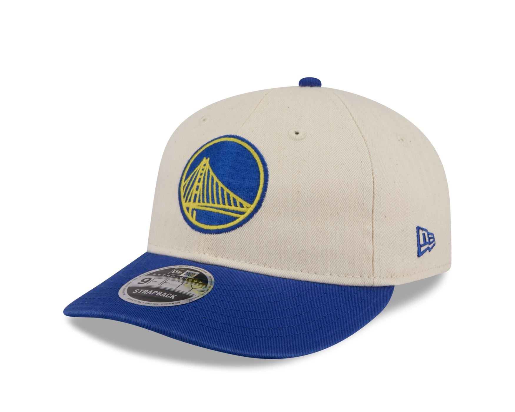 Bone New Era 9FIFTY RETRO CROWN SN Golden State Warriors NBA Azul