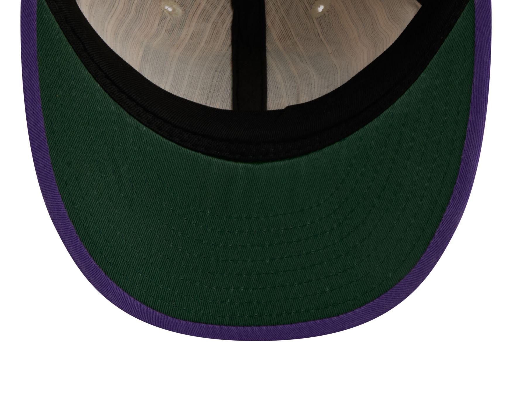 Bone New Era 9FIFTY RETRO CROWN SN Los Angeles Lakers NBA Roxo Bege/Roxo 6