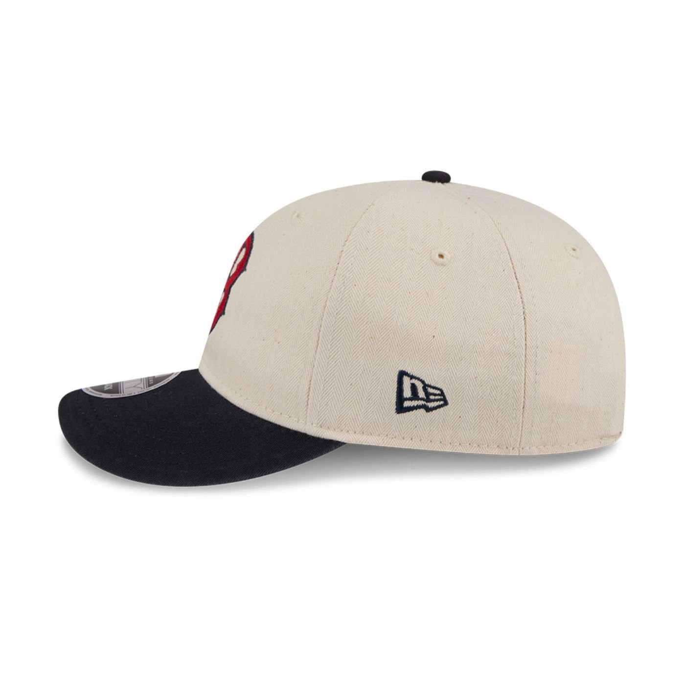 Bone New Era 9FIFTY RETRO CROWN SN Boston Red Sox MLB Marinho Bege/Preto 7