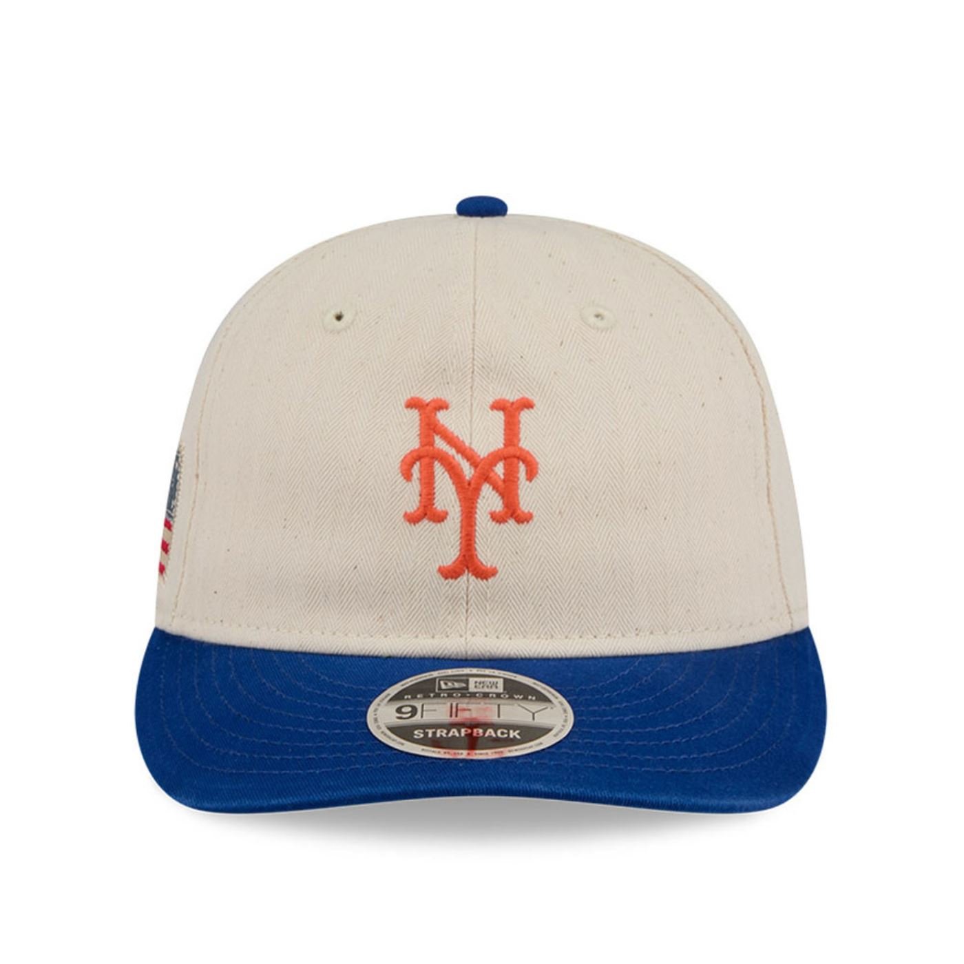Bone New Era 9FIFTY RETRO CROWN SN New York Mets MLB Azul Bege/Azul 2