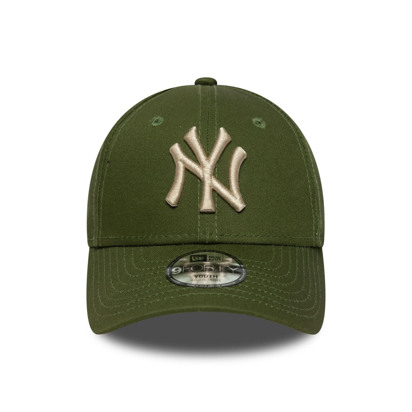 Bone New Era  9FORTY New York Yankees MLB Verde Verde 2