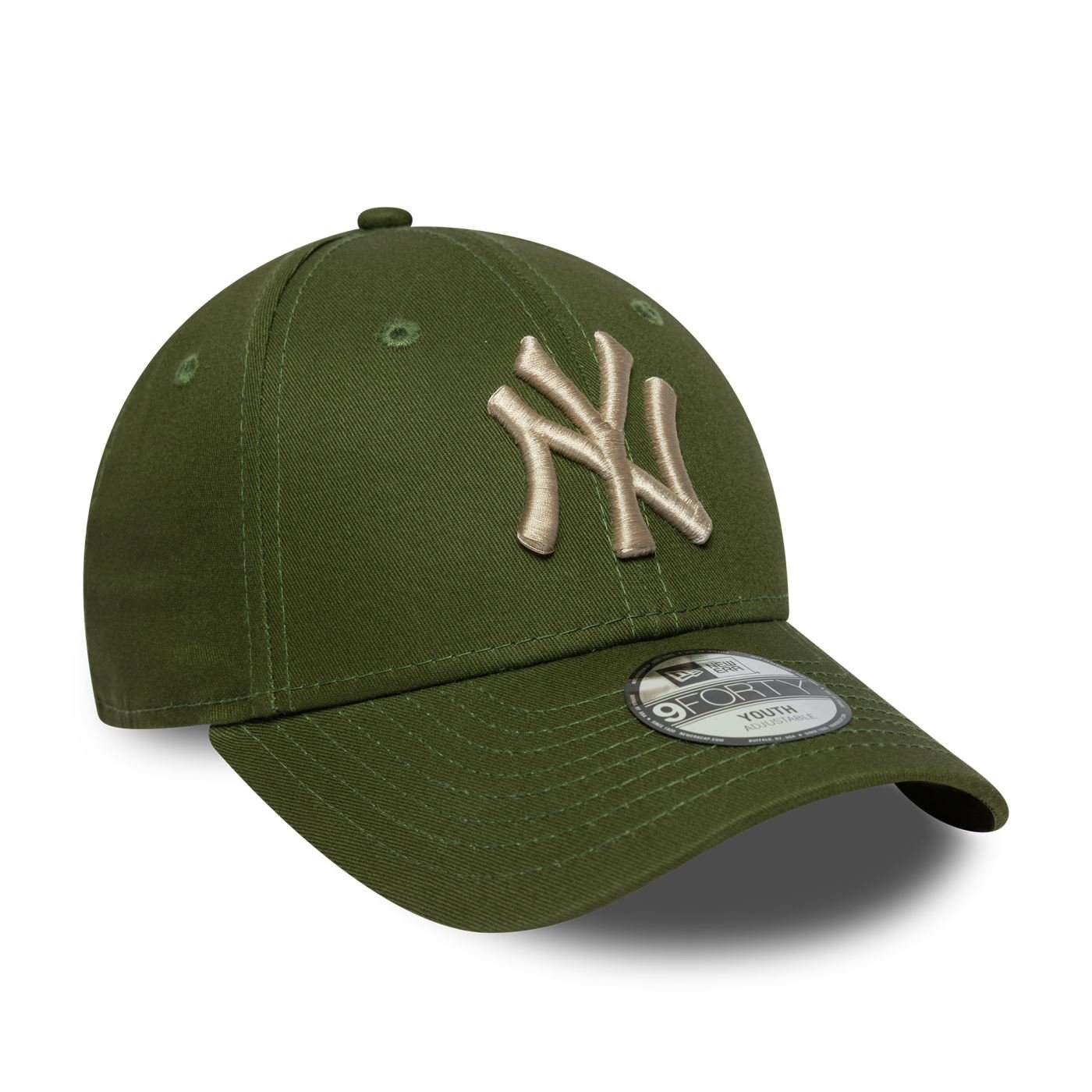 Bone New Era  9FORTY New York Yankees MLB Verde Verde 3