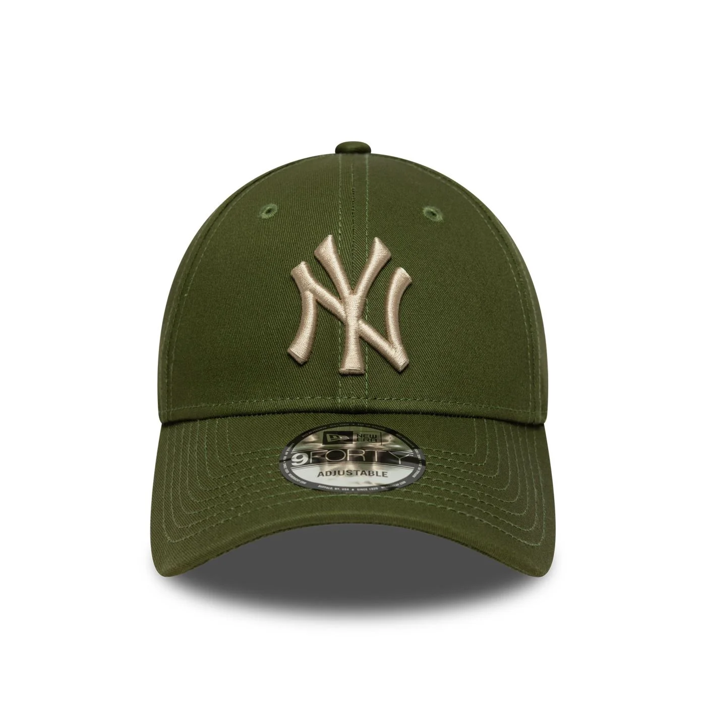 Bone New Era  9FORTY New York Yankees MLB Verde Verde 2