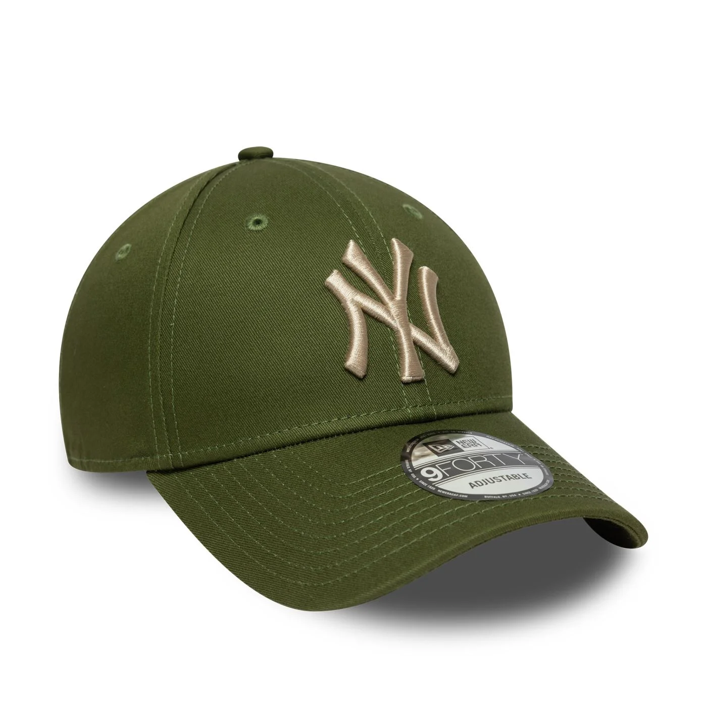 Bone New Era  9FORTY New York Yankees MLB Verde Verde 3