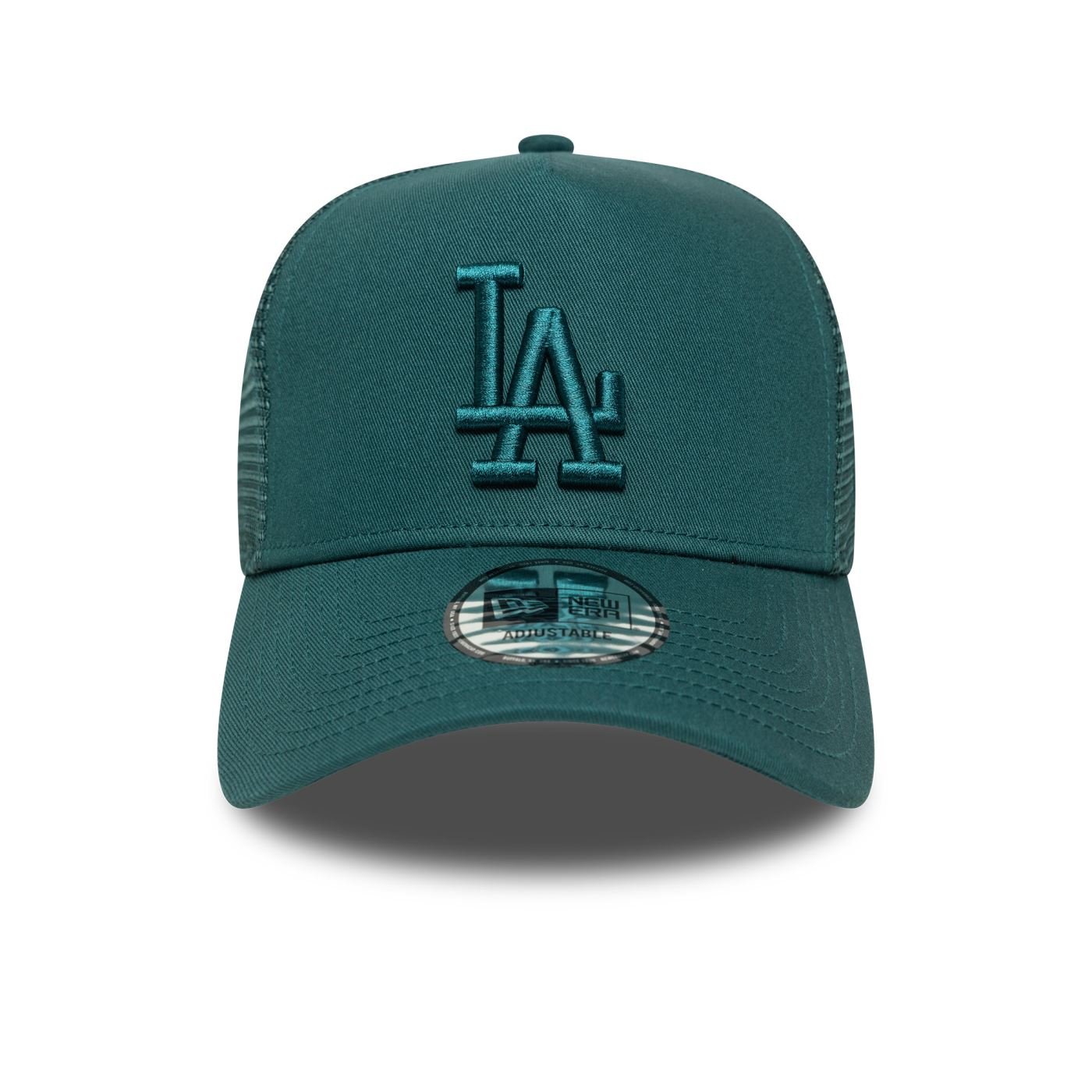 Bone New Era 9FORTY A-Frame Trucker Los Angeles Dodgers MLB Verde Verde 2