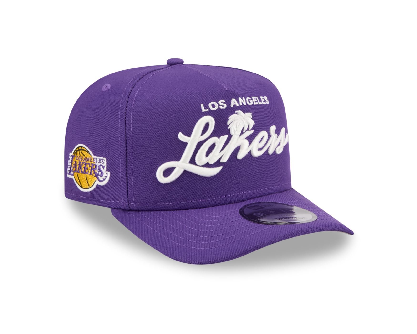 Bone New Era 9FIFTY A-FRAME Los Angeles Lakers NBA Roxo Roxo 3