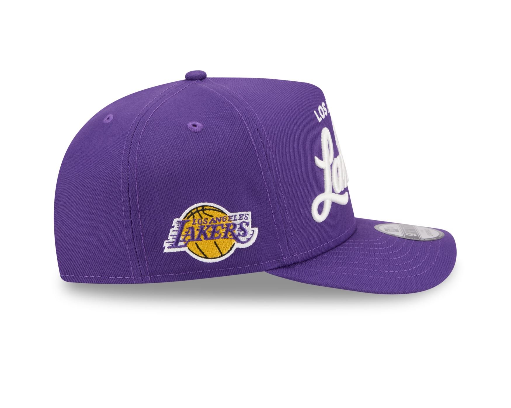 Bone New Era 9FIFTY A-FRAME Los Angeles Lakers NBA Roxo Roxo 4