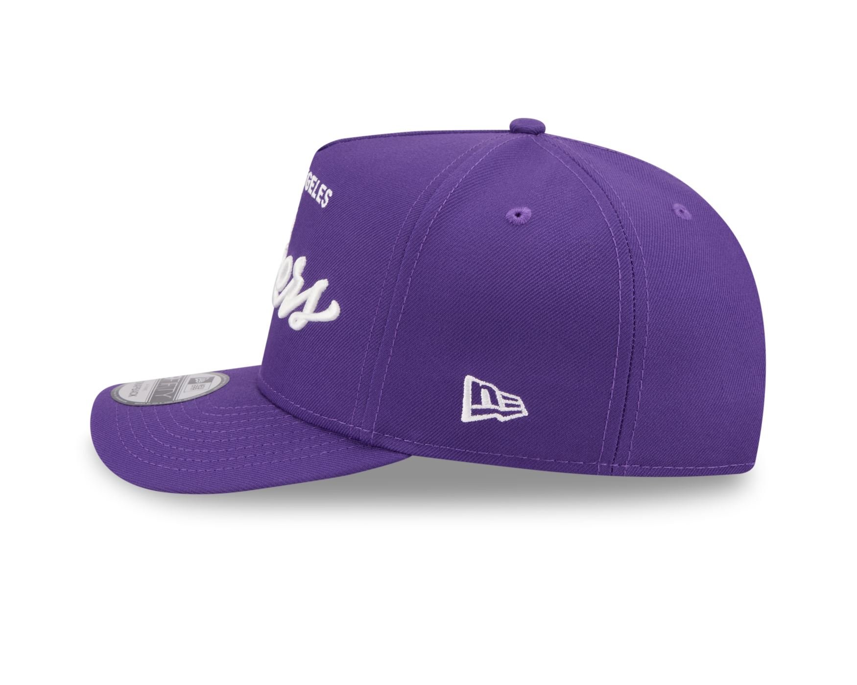 Bone New Era 9FIFTY A-FRAME Los Angeles Lakers NBA Roxo Roxo 7