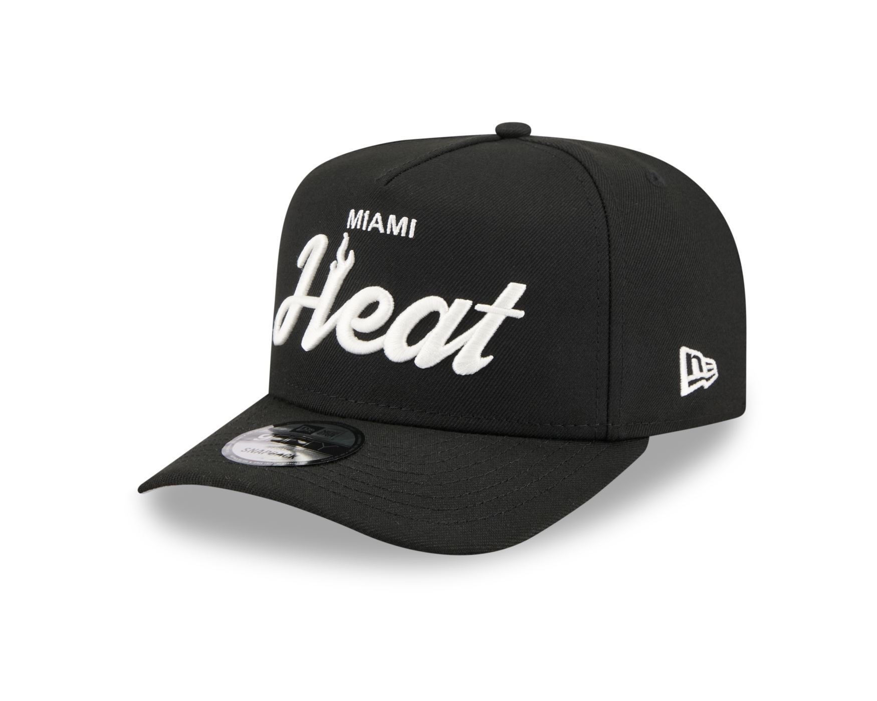 Bone New Era 9FIFTY A-FRAME Miami Heat NBA Preto