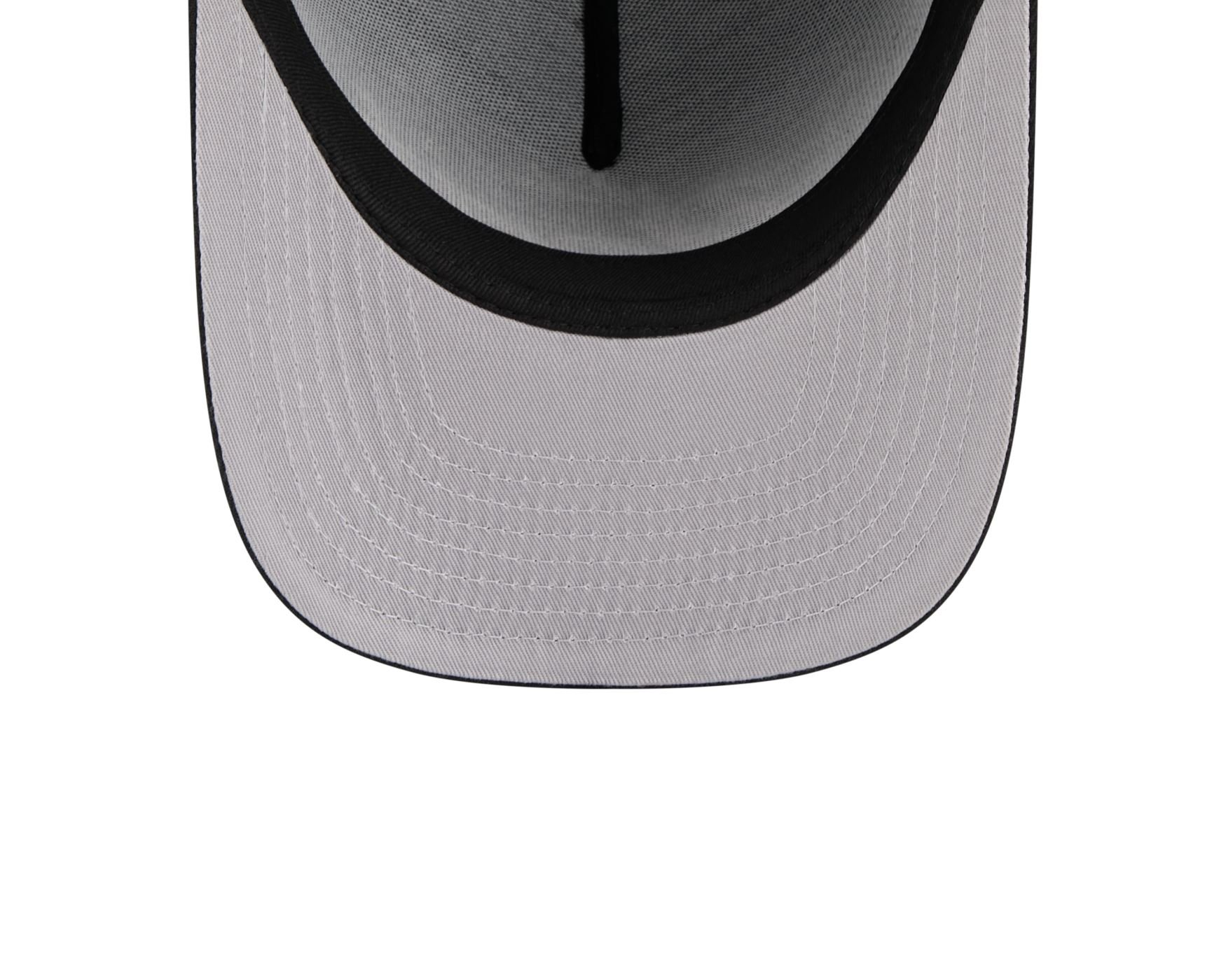 Bone New Era 9FIFTY A-FRAME Miami Heat NBA Preto Preto 6