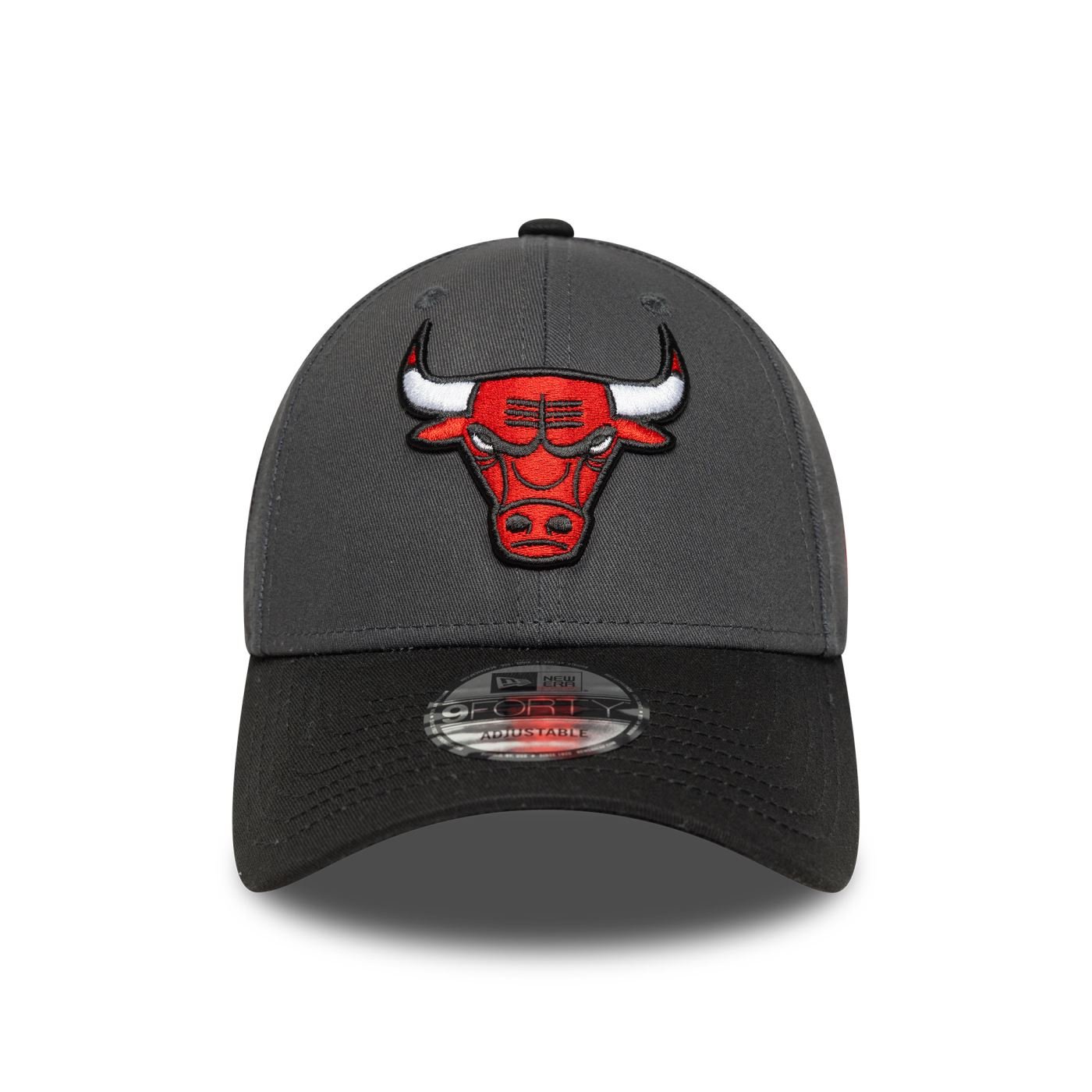 Bone New Era  9FORTY Chicago Bulls NBA Cinza Cinza/Preto 2