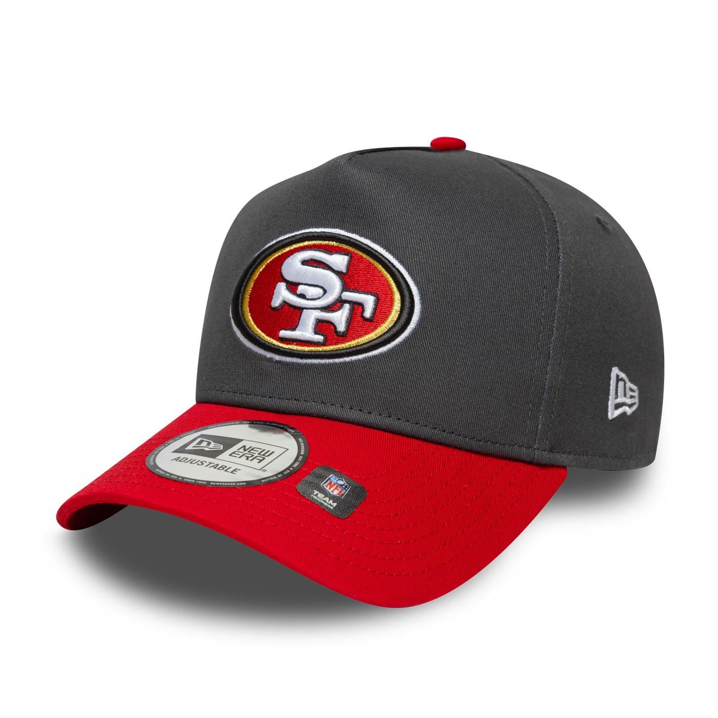 Bone New Era  9FORTY A-Frame San Francisco 49ers NFL Cinza