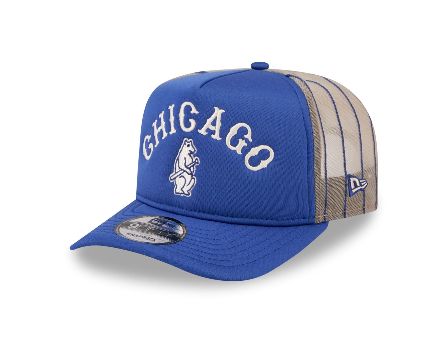 Bone New Era 9FORTY A-FRAME SNAPBACK Chicago Cubs MLB Azul