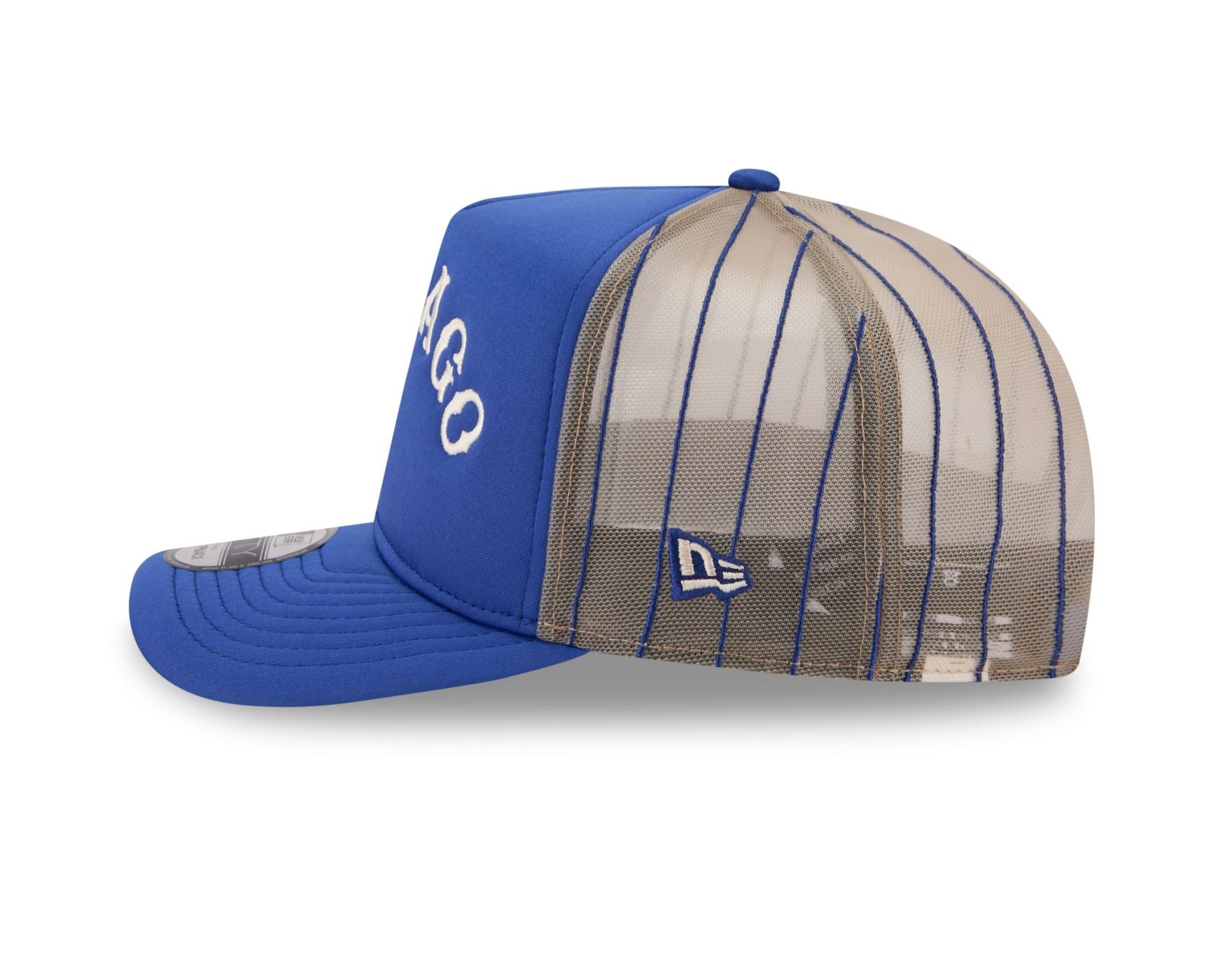 Bone New Era 9FORTY A-FRAME SNAPBACK Chicago Cubs MLB Azul Azul 7