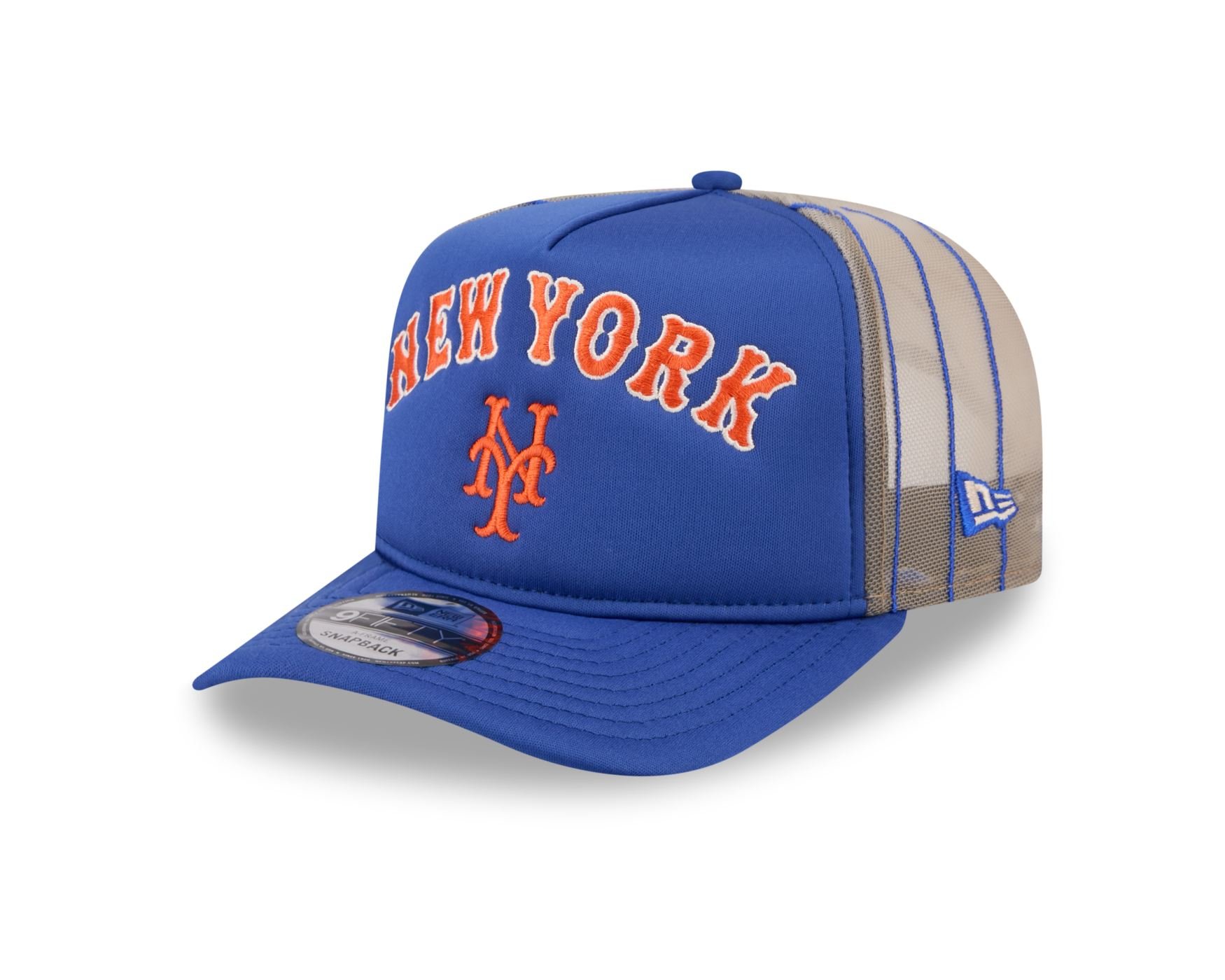 Bone New Era 9FORTY A-FRAME SNAPBACK New York Mets MLB Azul