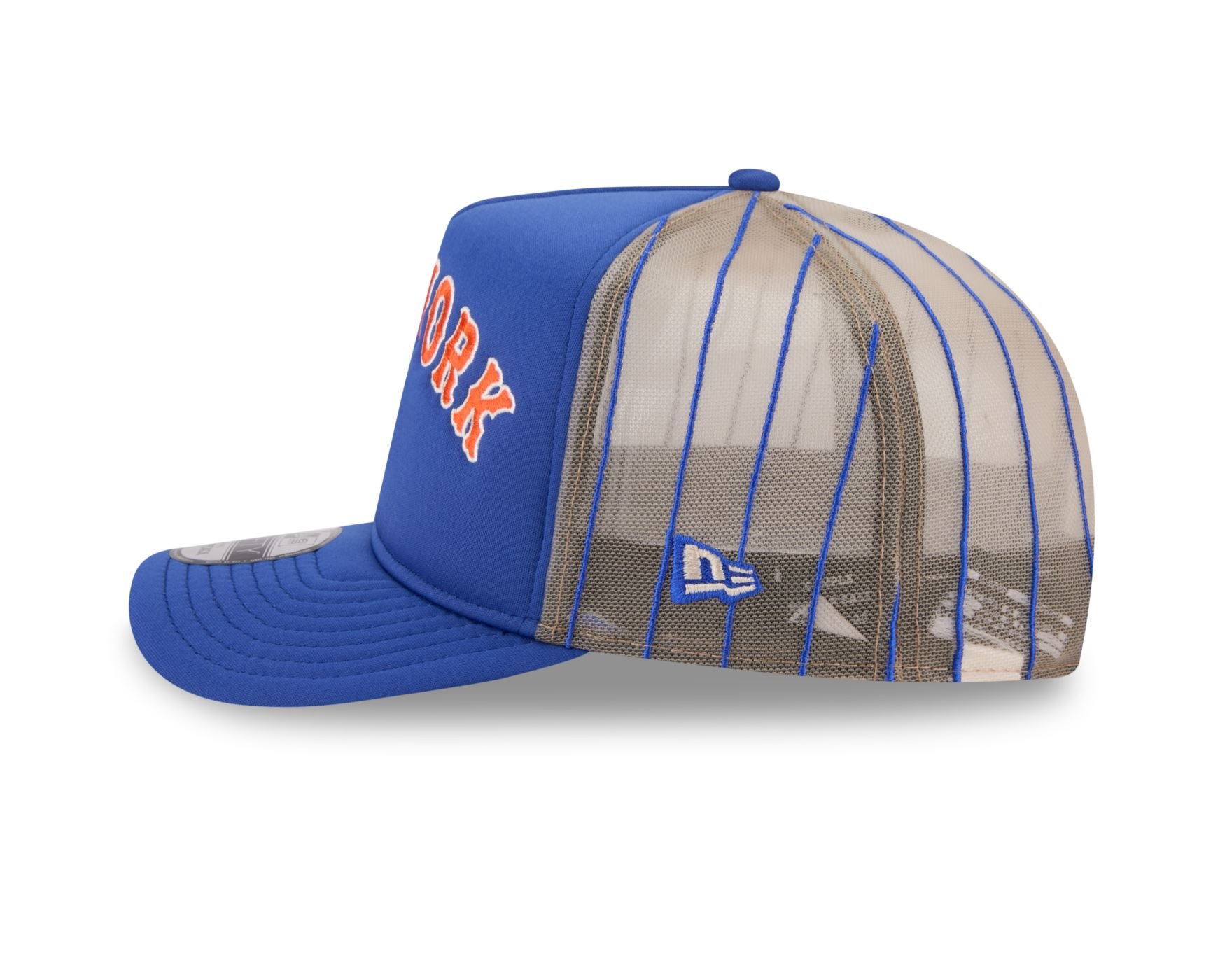 Bone New Era 9FORTY A-FRAME SNAPBACK New York Mets MLB Azul Azul 7