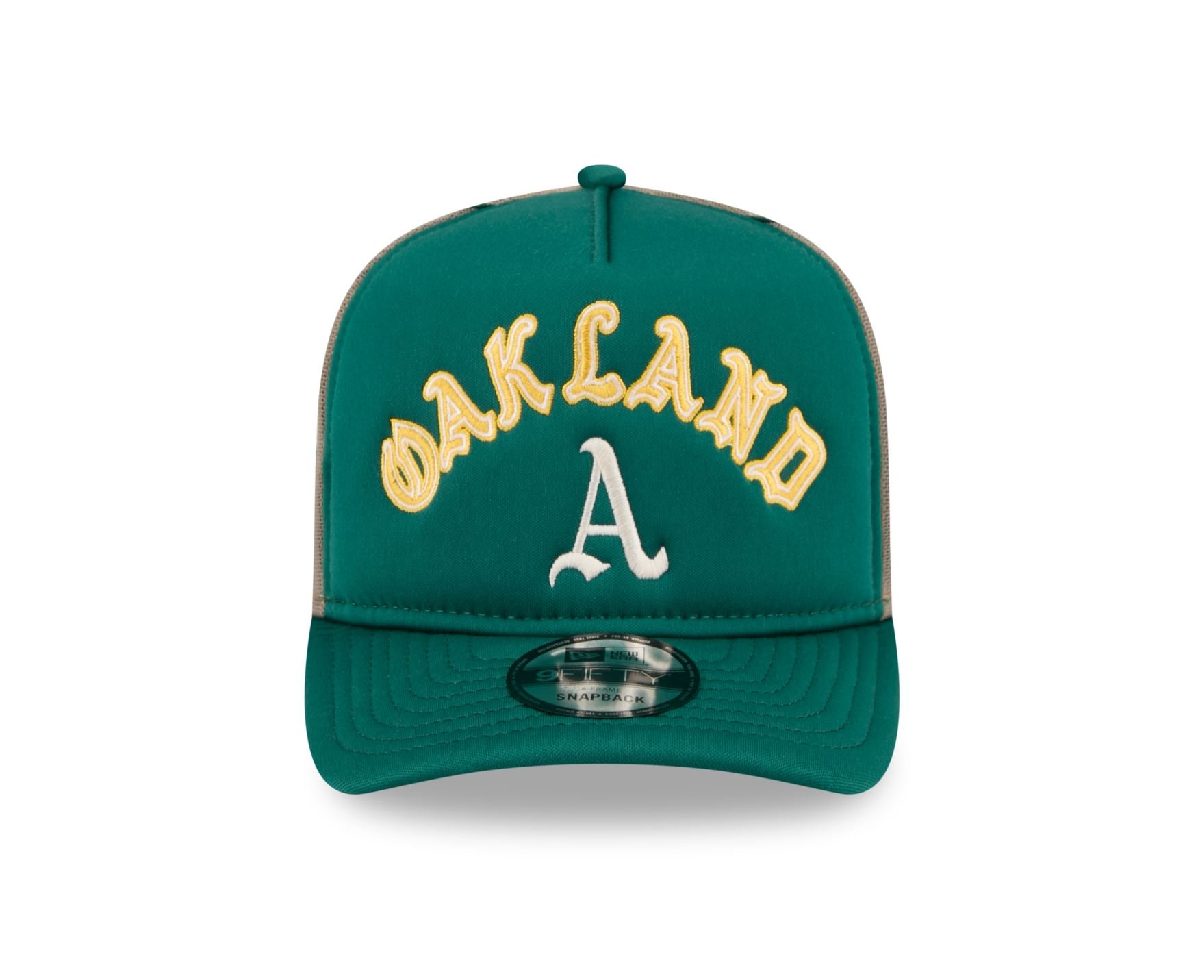 Bone New Era 9FORTY A-FRAME SNAPBACK Oakland Athletics MLB Verde Verde 2