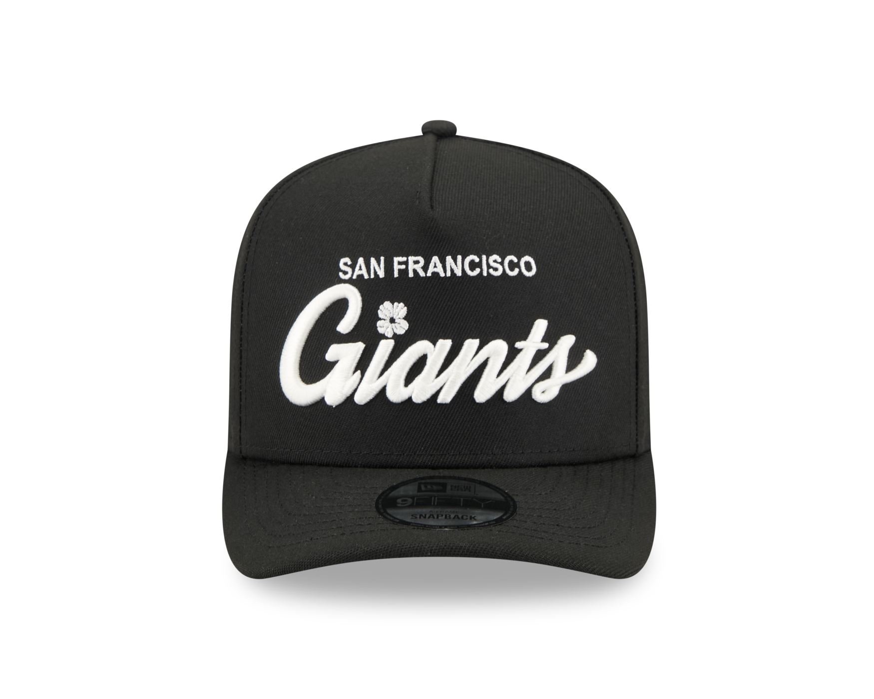 Bone New Era 9FIFTY A-FRAME San Francisco Giants MLB Preto Preto 2