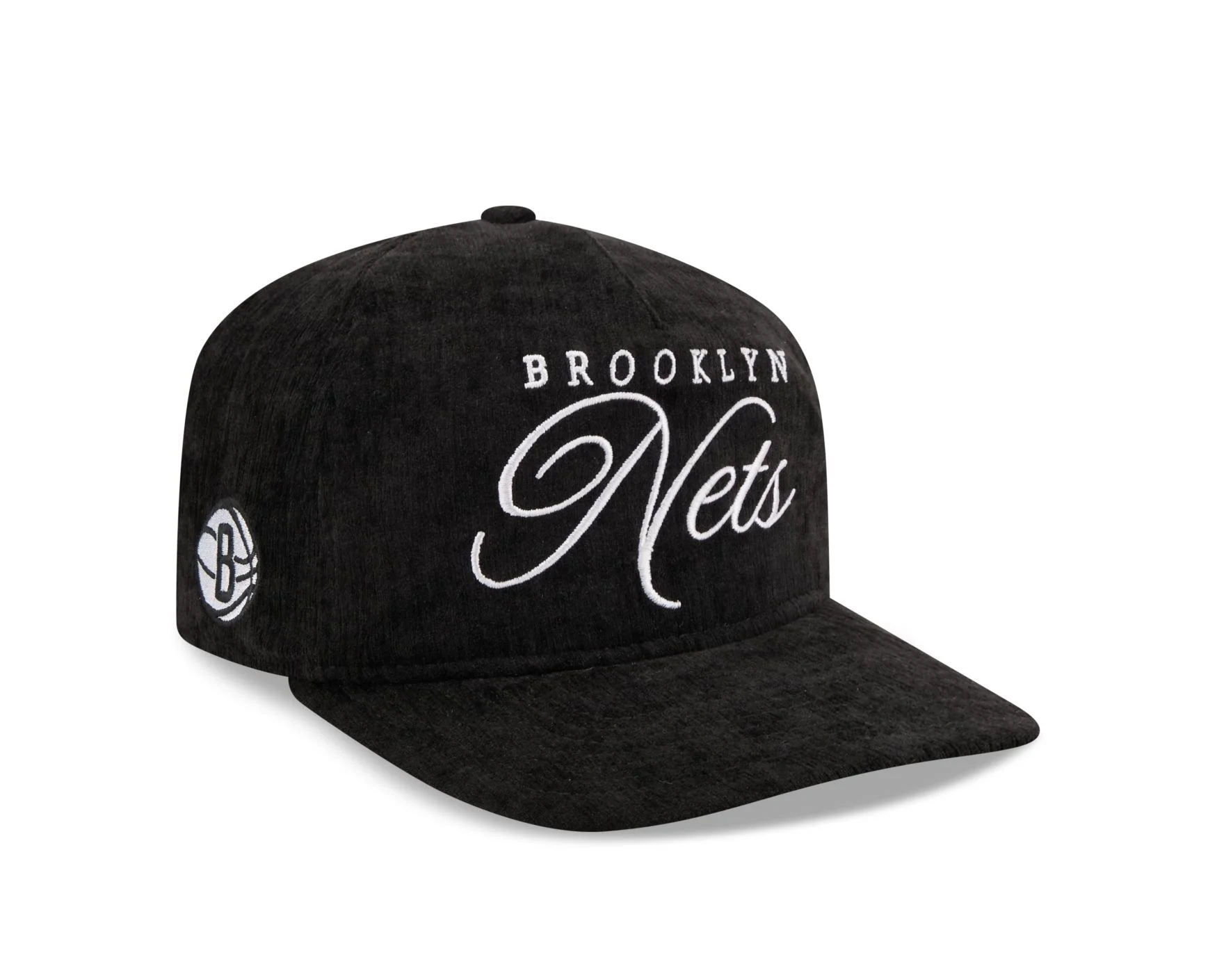 Bone New Era 19TWENTY STRAPBACK Brooklyn Nets NBA Preto Preto 3