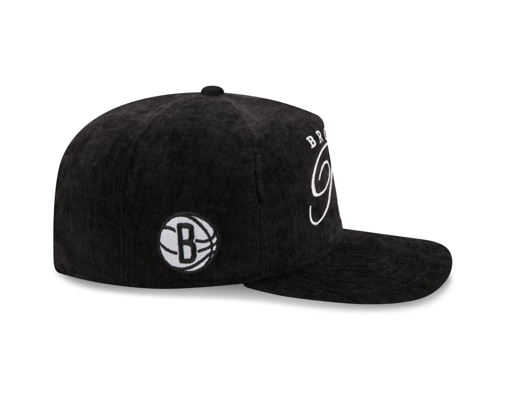 Bone New Era 19TWENTY STRAPBACK Brooklyn Nets NBA Preto Preto 4